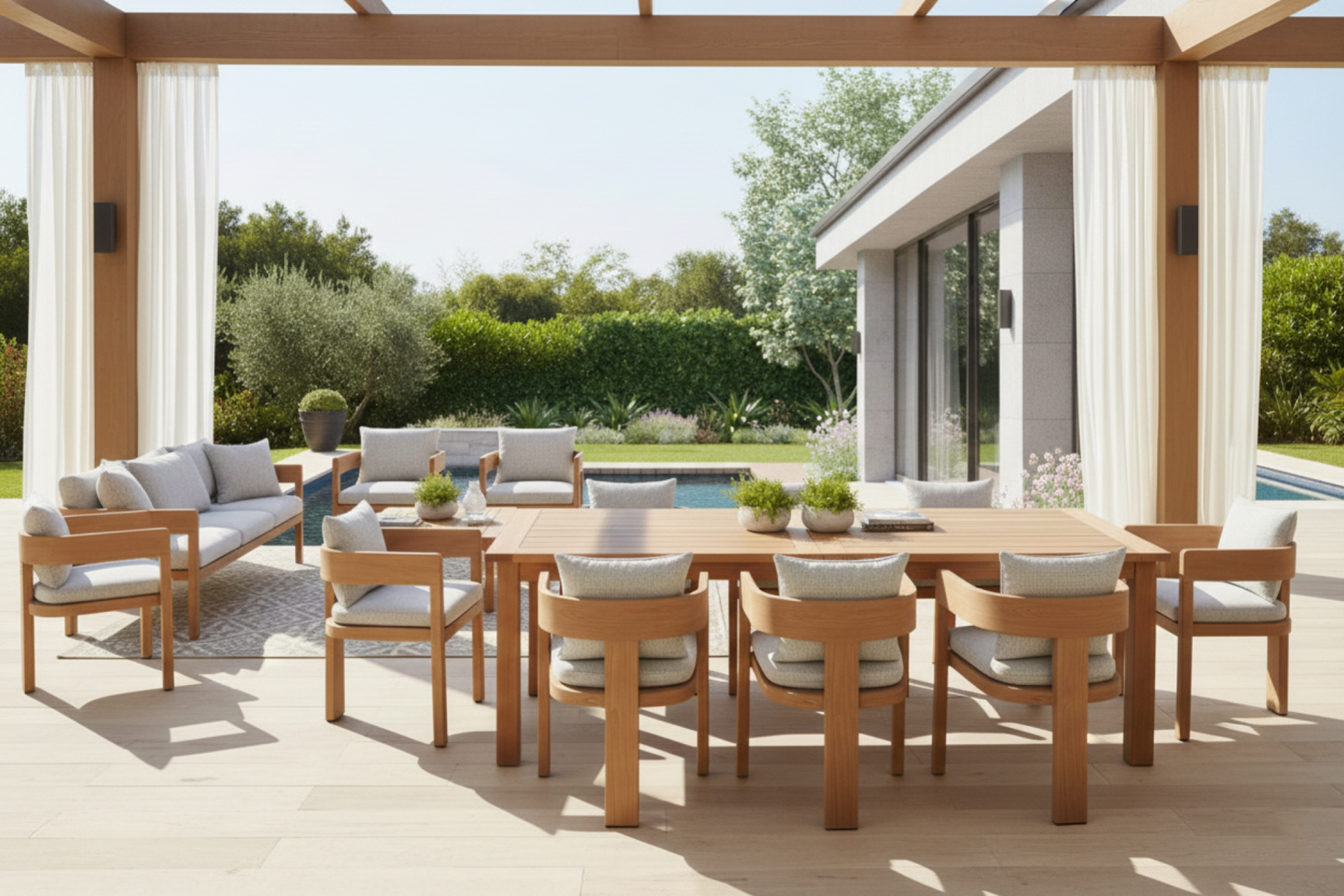 Leopold Teak Outdoor Dining Chair