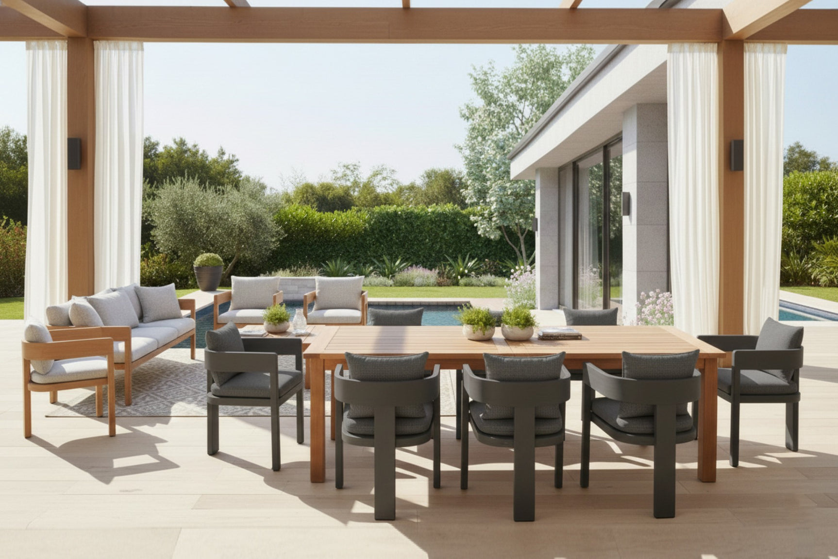 Leopold Aluminum Outdoor Dining Chair