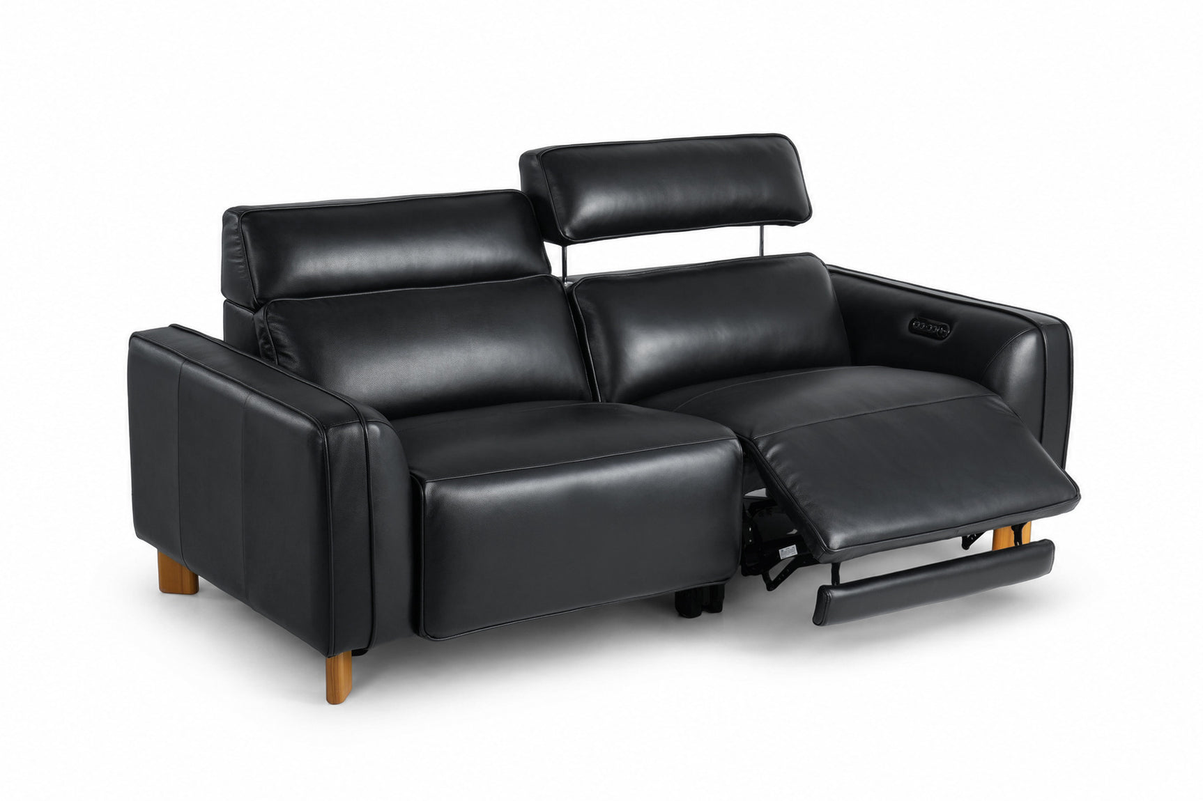 Lesley Leather Recliner Sofa