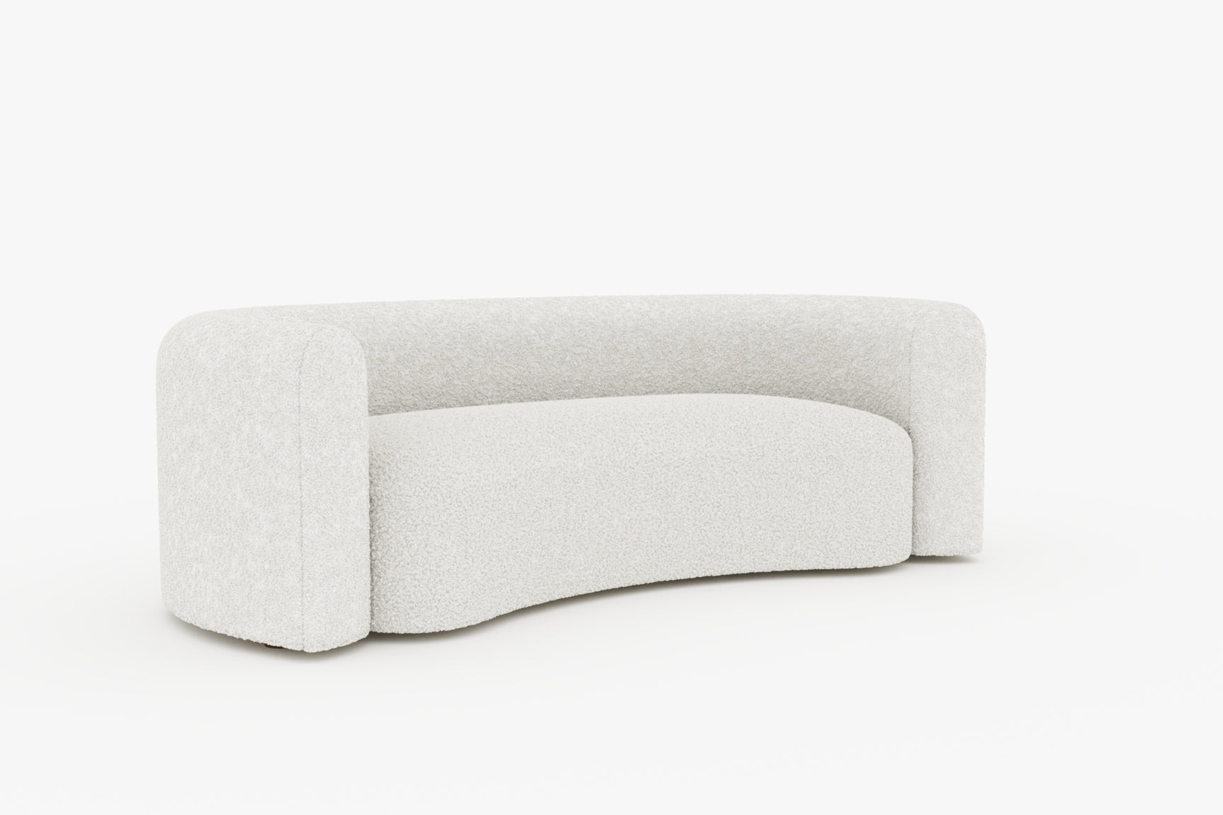 Letizia Boucle Curved Sofa