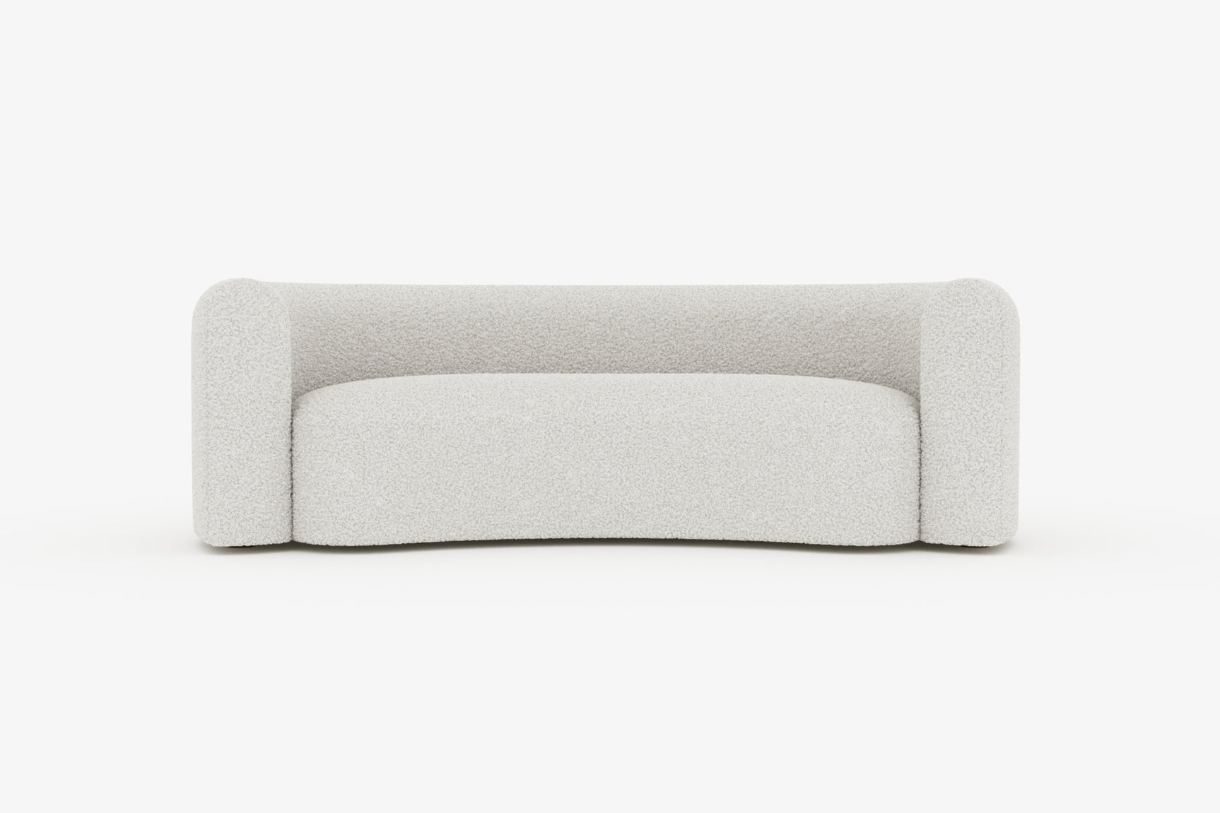 Letizia Boucle Curved Sofa