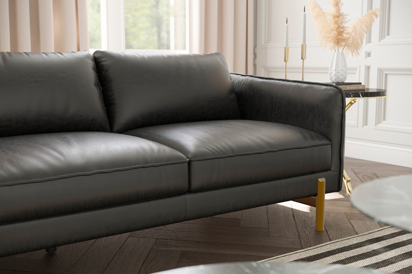 Gabriele Leather Sofa