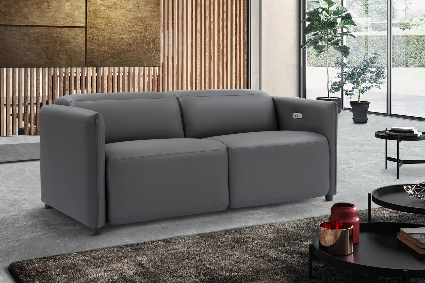 Lucia Leather Recliner Sofa