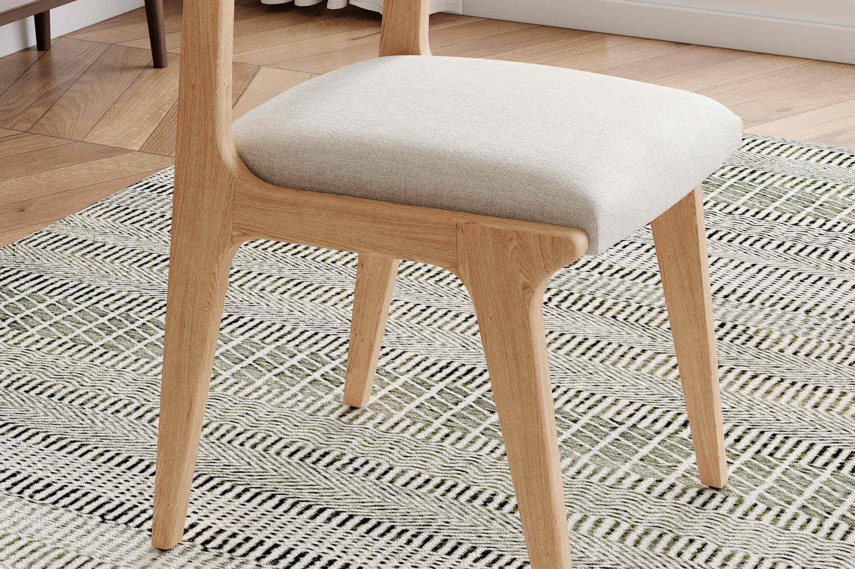 Lucrezia Fabric Dining Chair (Set of 2)