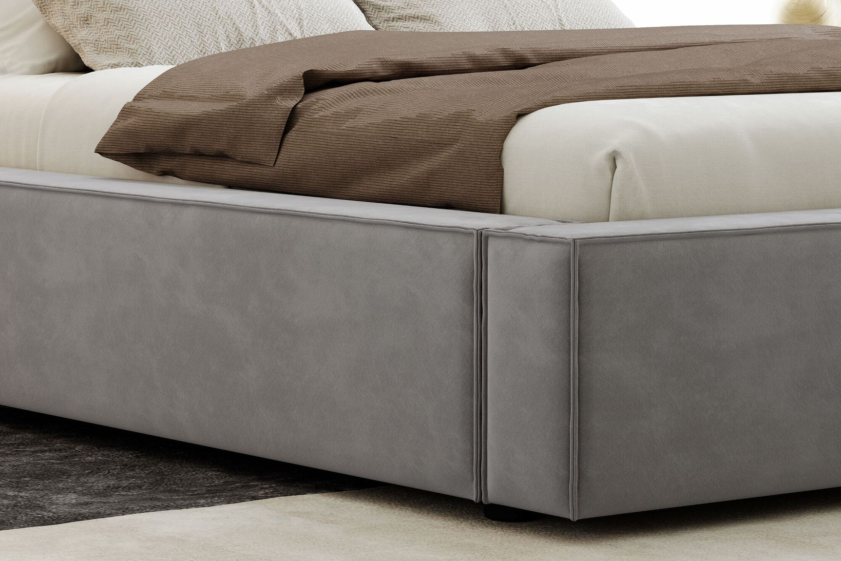 Luisa Fabric Upholstered Bed Frame