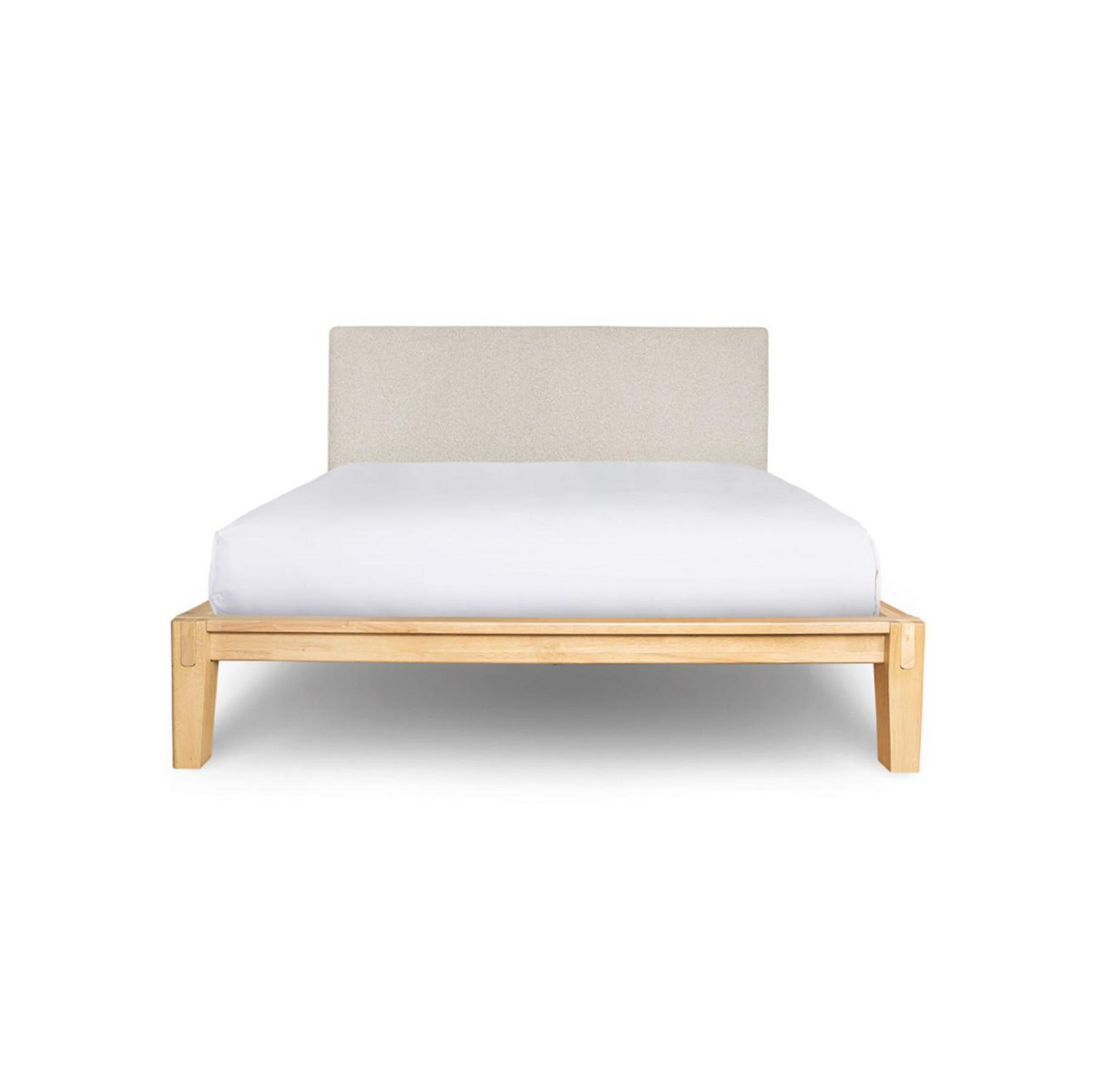 Luna Tool Free Upholstered King Bed - Beige