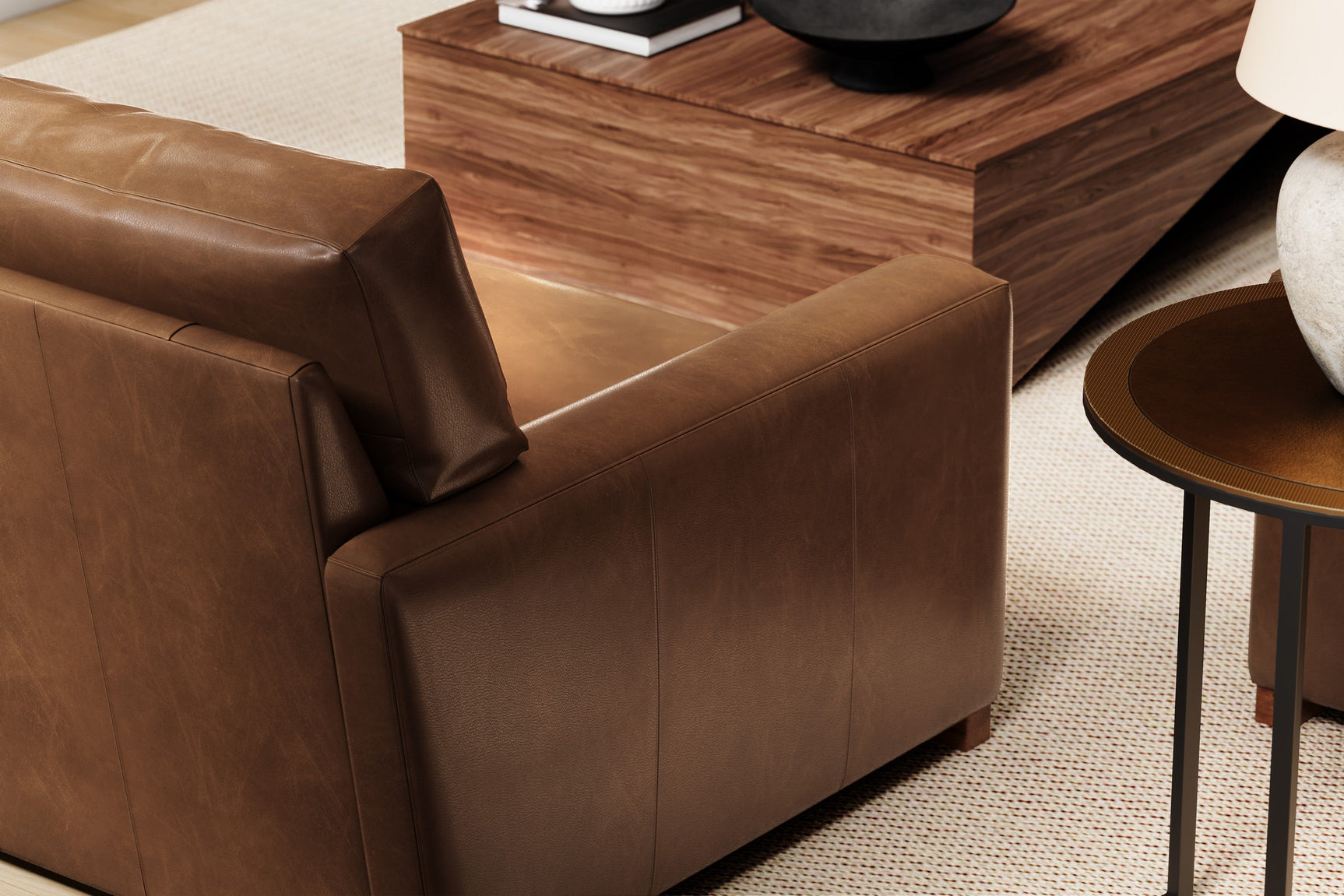 Luton Leather Sofa