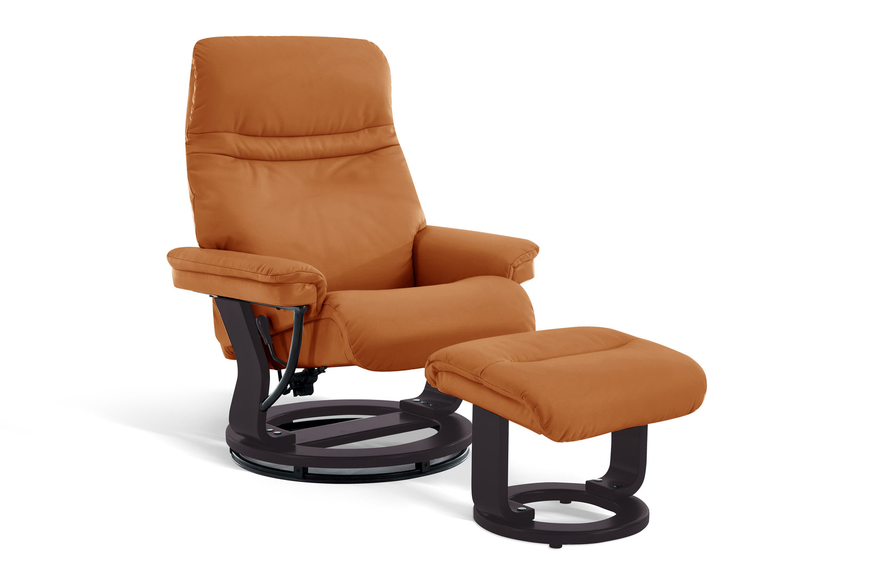 Massimo Leather Recliner with Ottoman