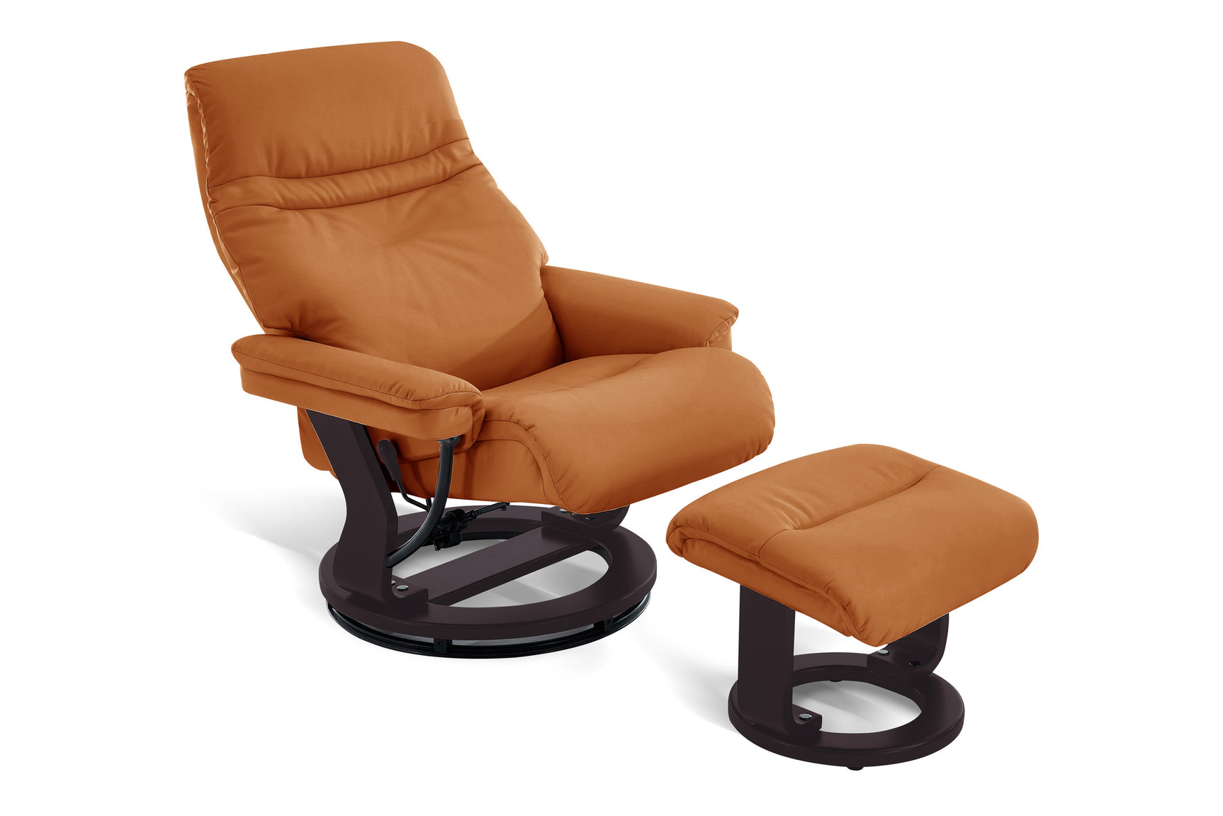 Massimo Leather Recliner with Ottoman
