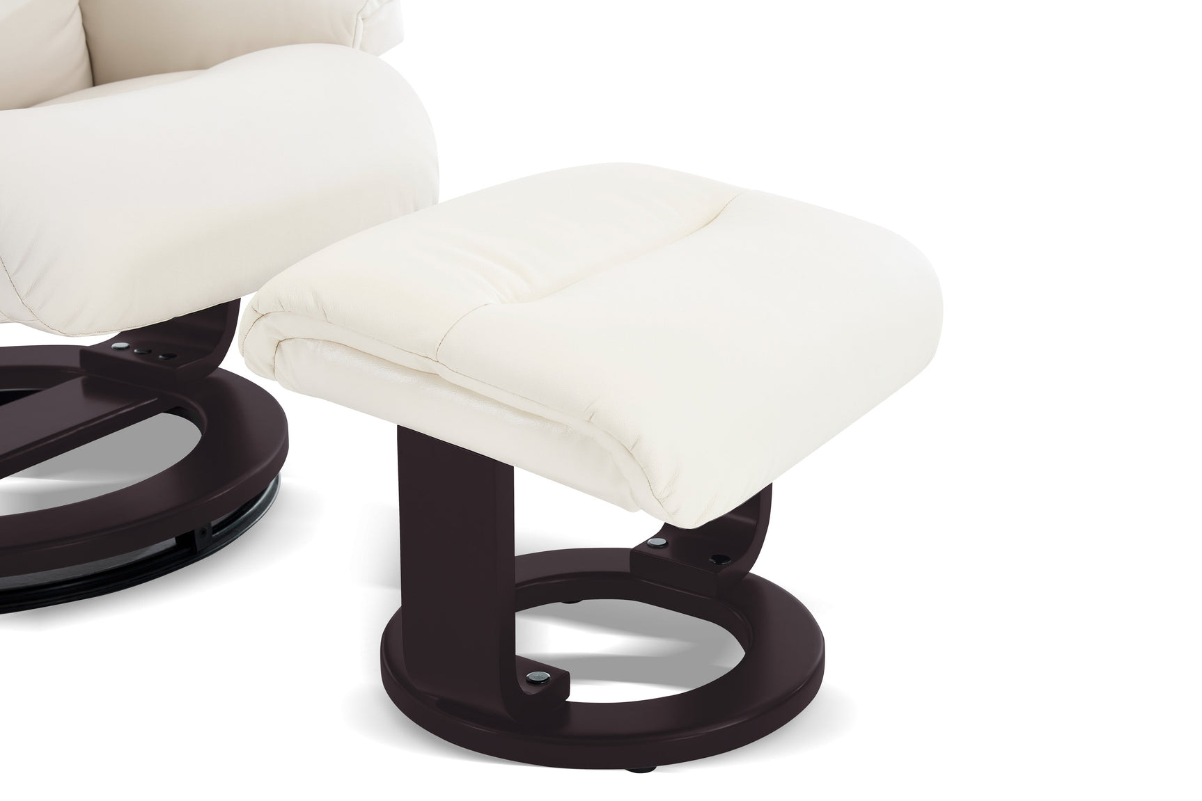 Massimo Leather Recliner with Ottoman