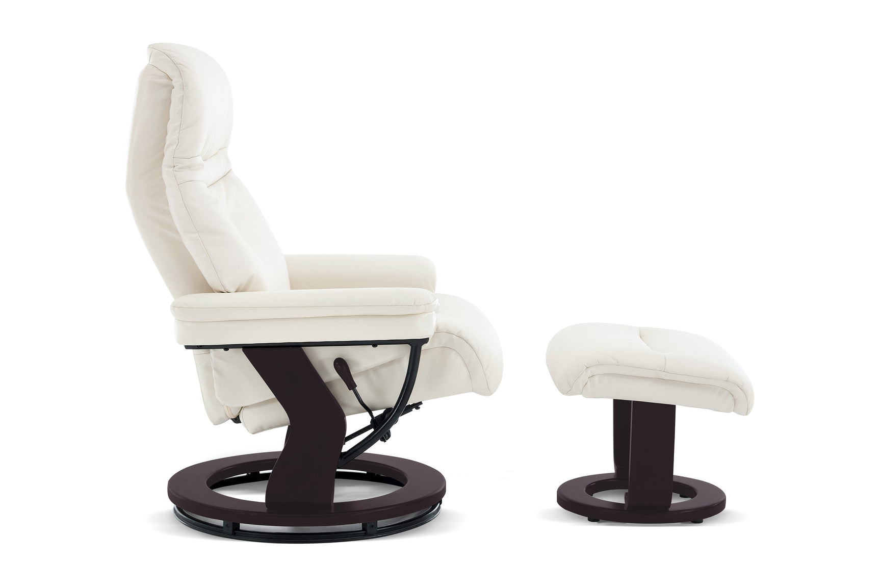 Massimo Leather Recliner with Ottoman