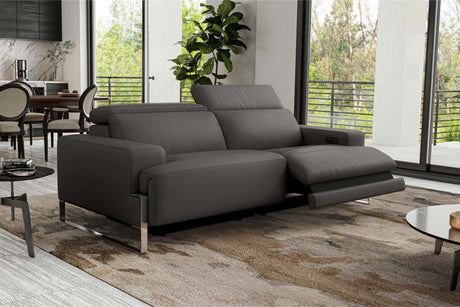 Melania Leather Reclining Sofa