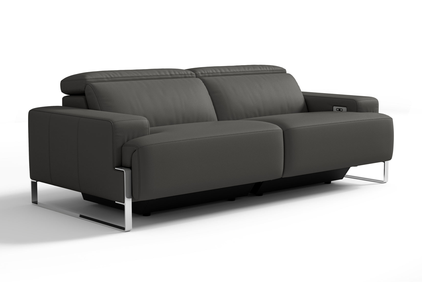 Melania Leather Reclining Sofa