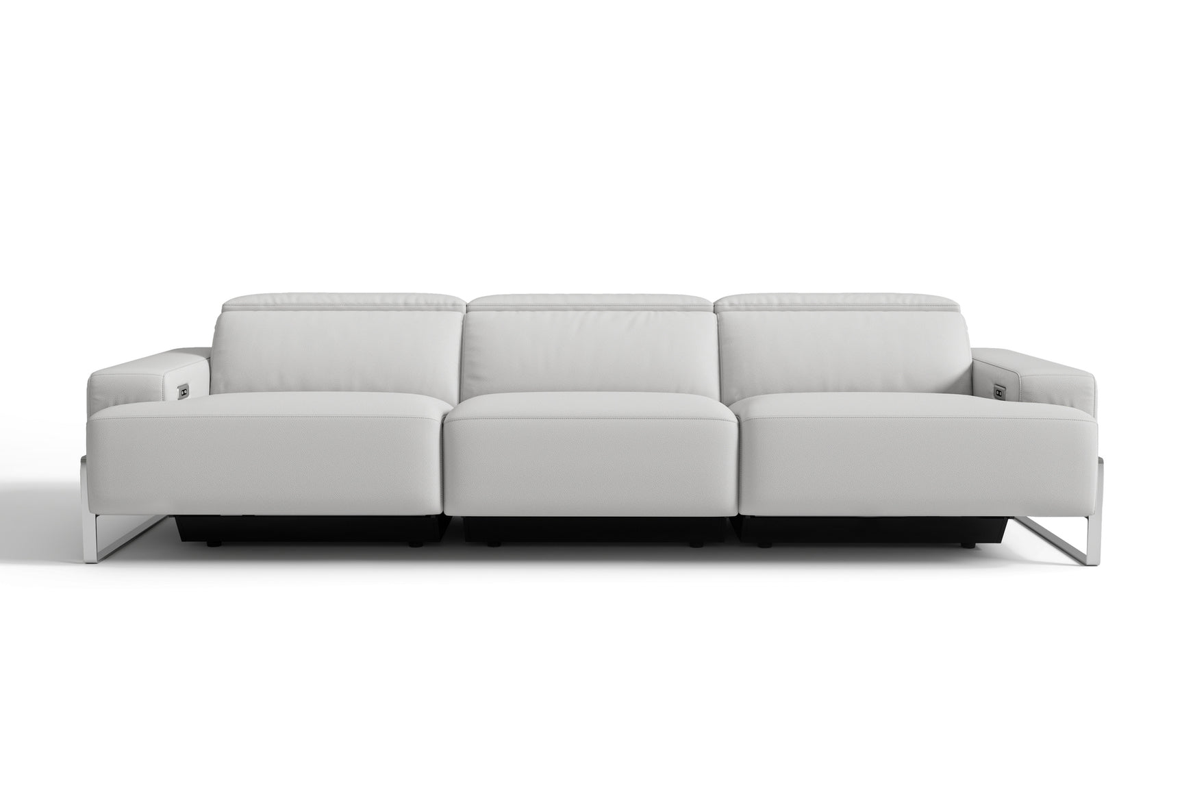 Melania Leather Reclining Sofa