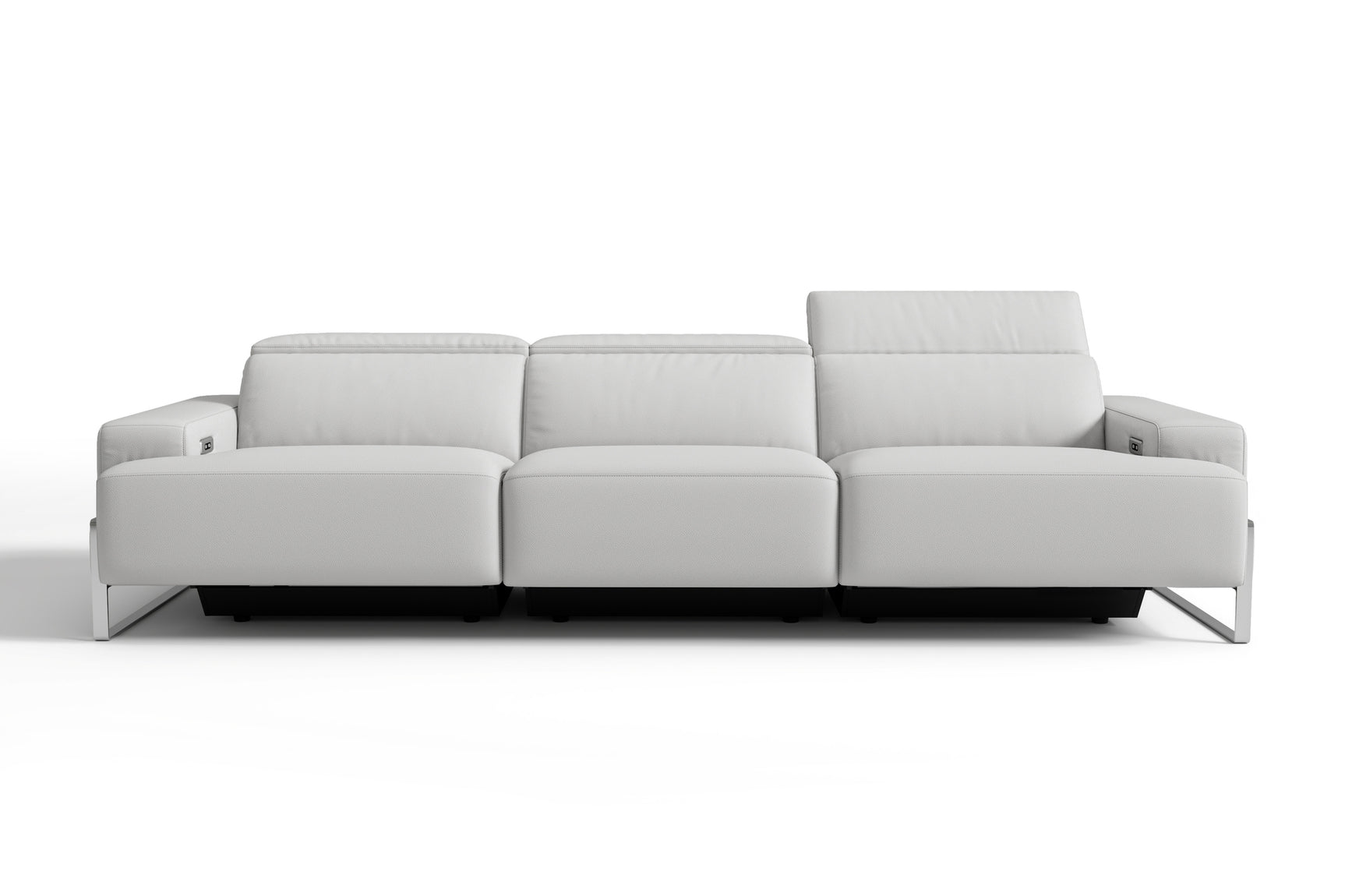 Melania Leather Reclining Sofa