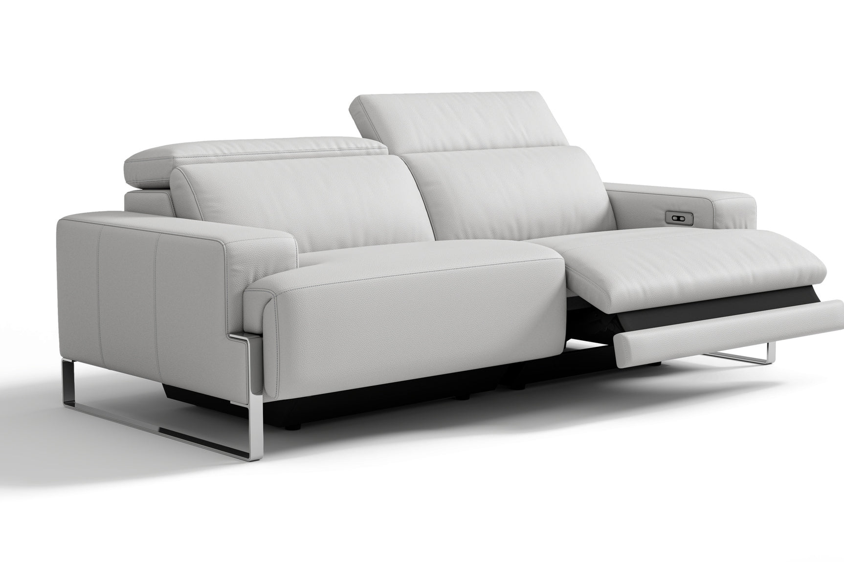 Melania Leather Reclining Sofa