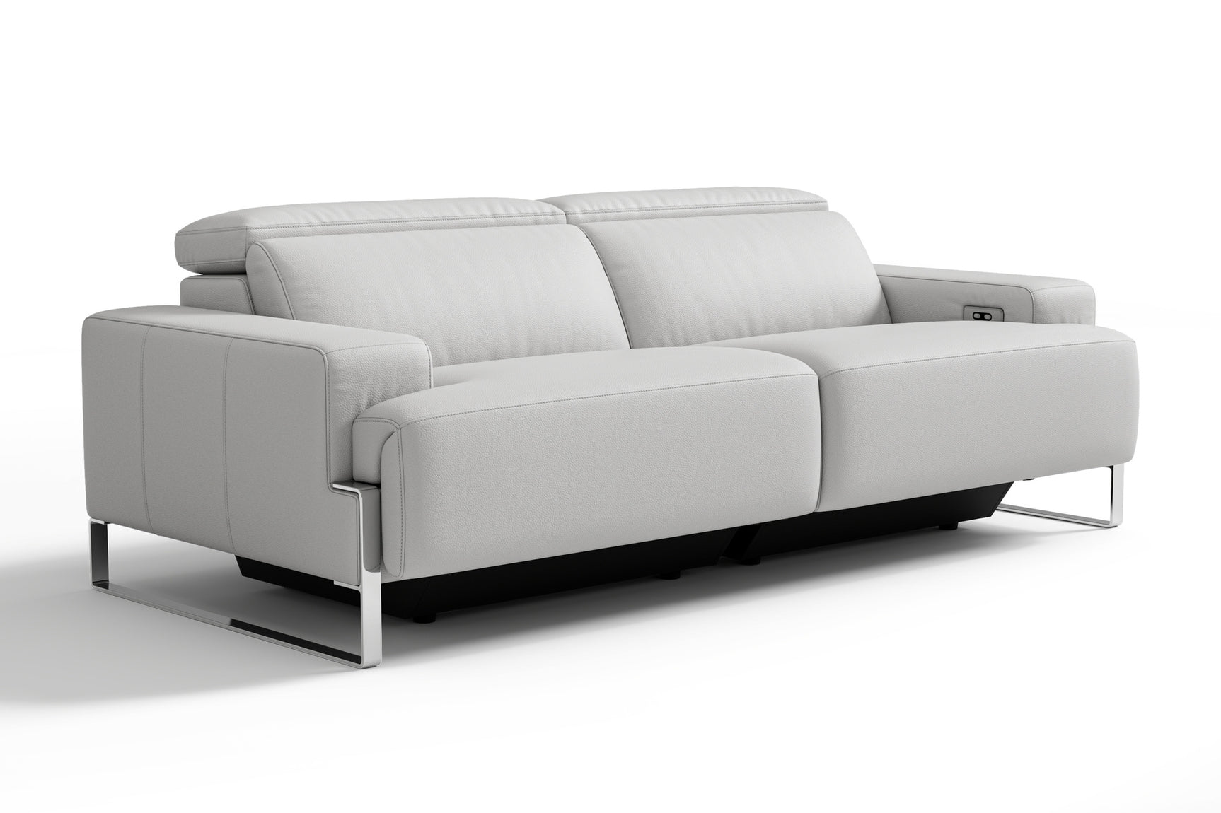 Melania Leather Reclining Sofa