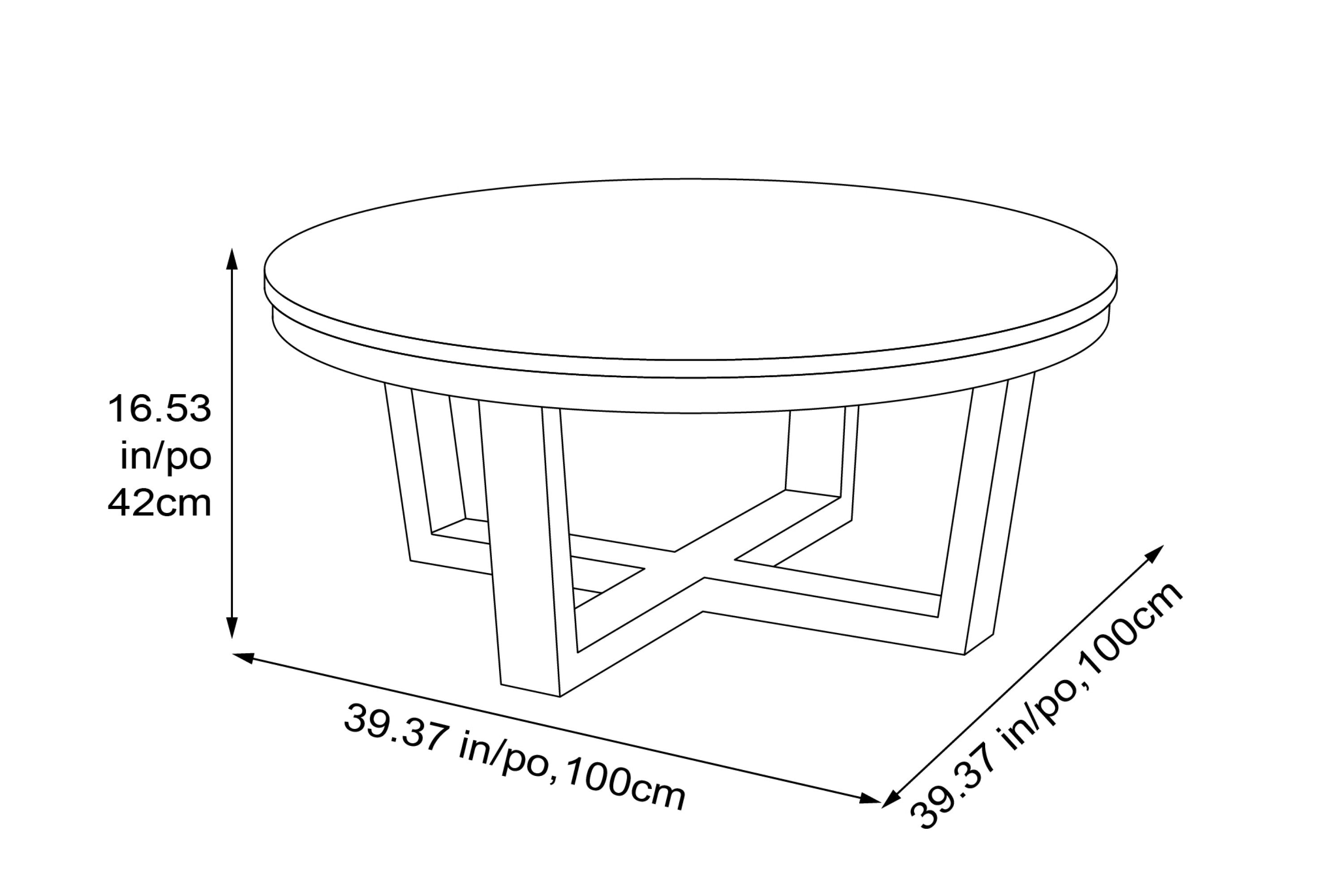 Michela Stone Coffee Table