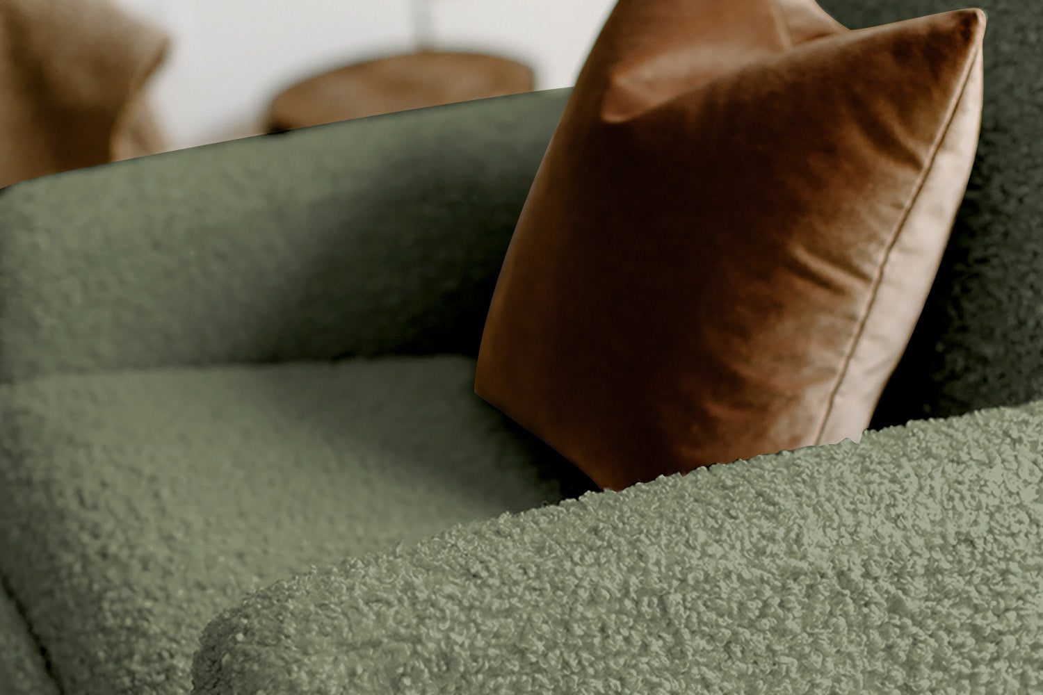 Milo Sheepskin-Finish Fabric Swivel Recliner Chair