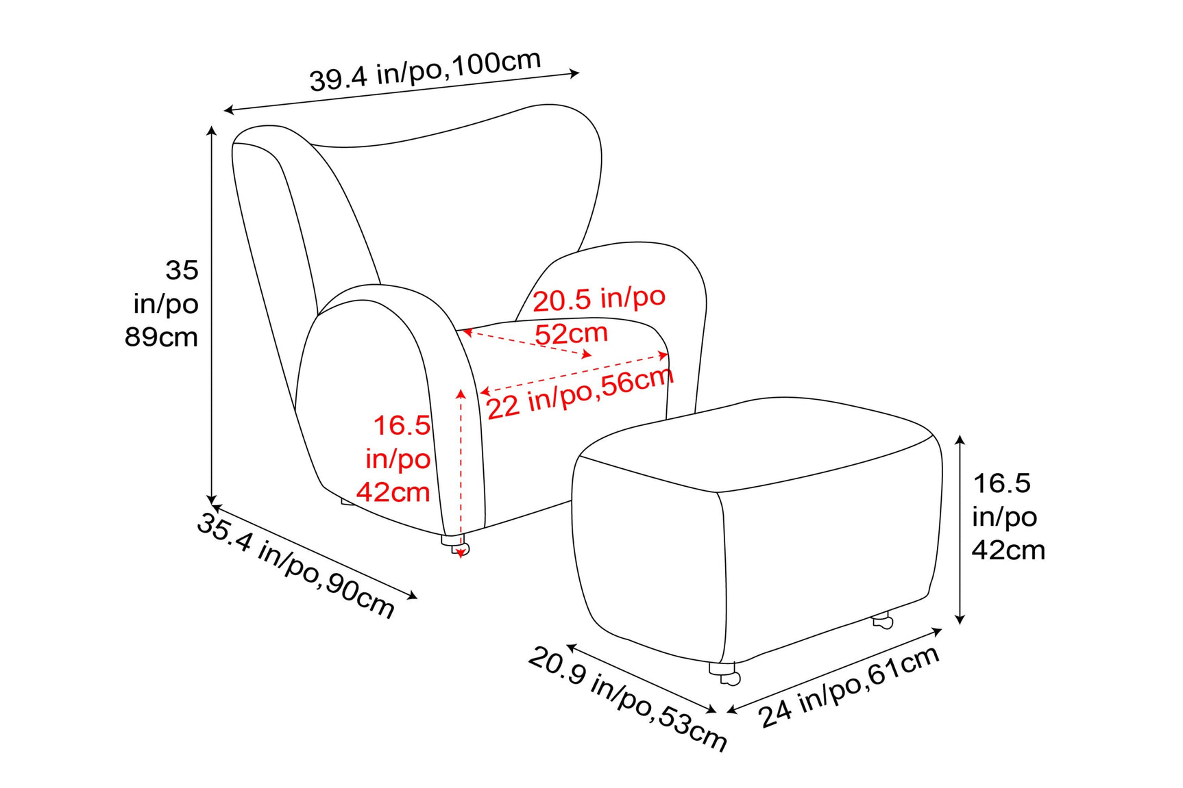 Misty Genuine Sheepskin Accent Chair