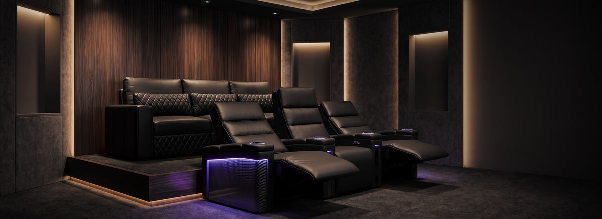 Valencia Tuscany Ultimate leather home theater recliner