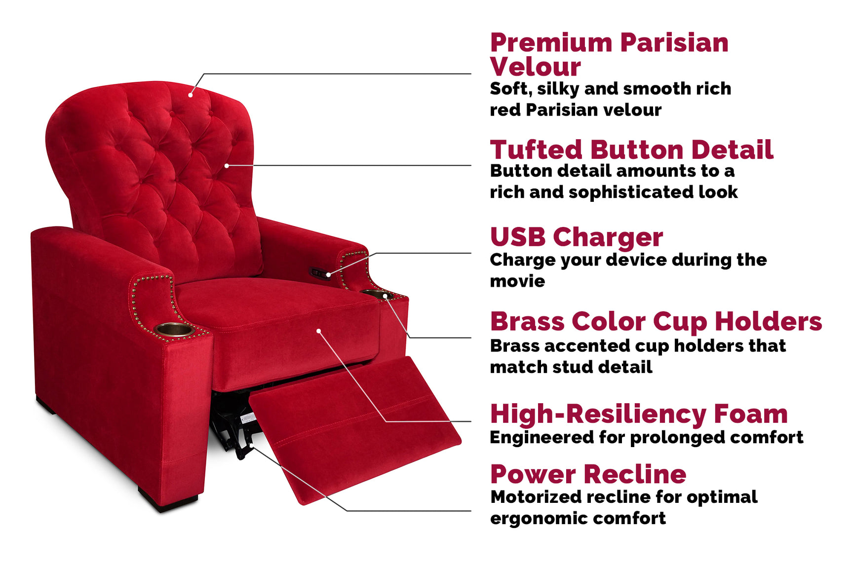 Moulin Velour Recliner