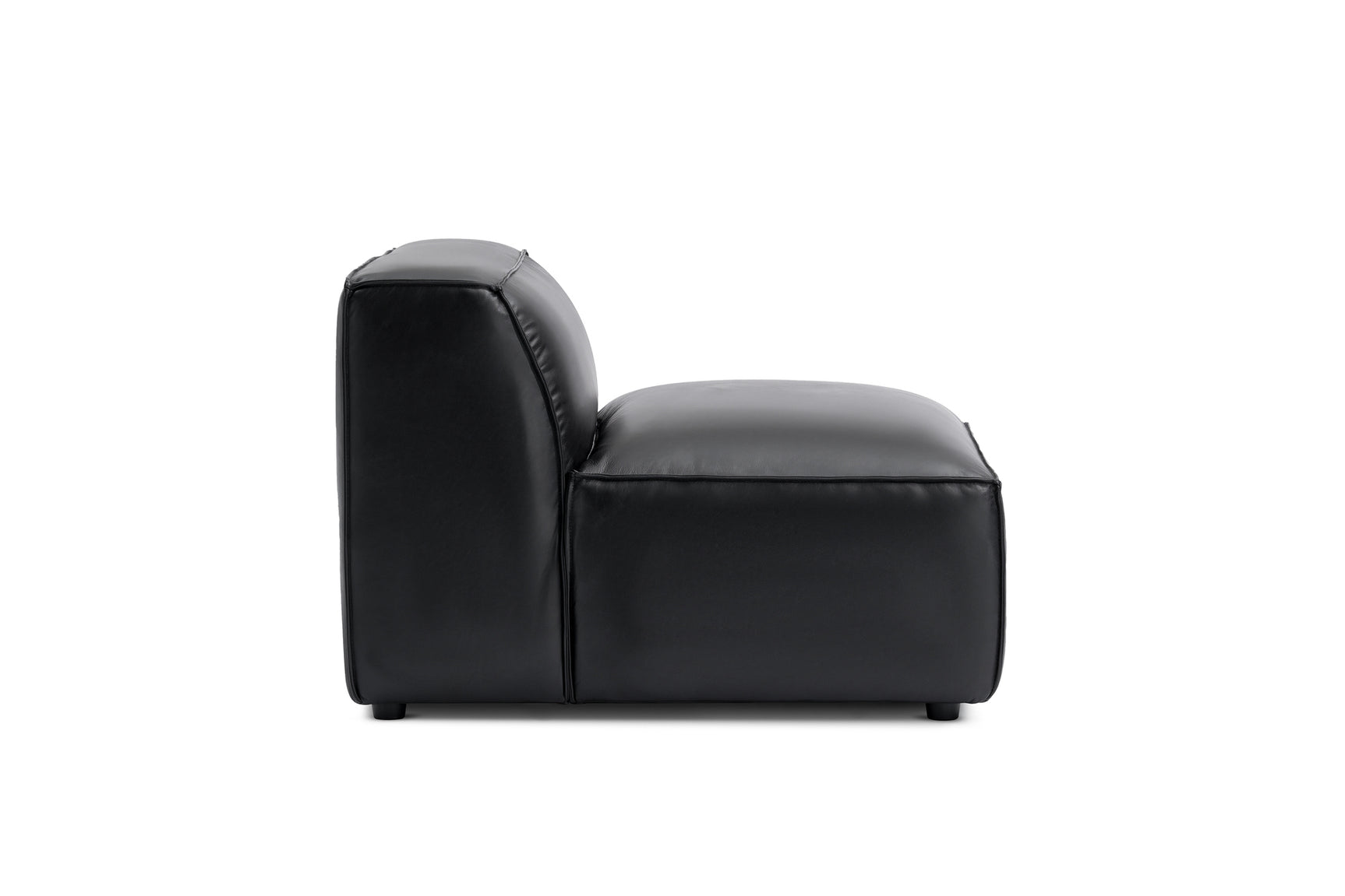 Nathan Leather Armless Sofa Module