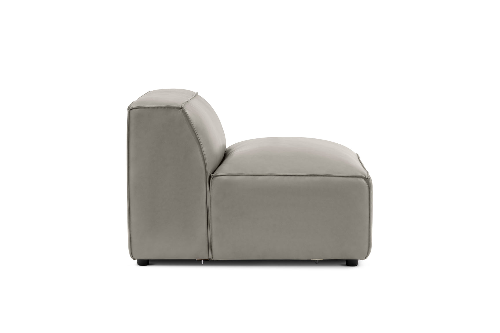 Nathan Leather Armless Sofa Module