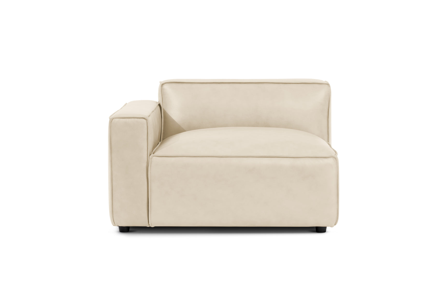 Nathan Leather Left Arm Sofa Module