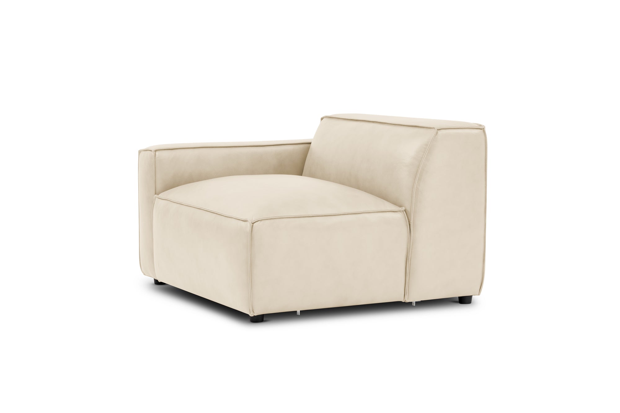 Nathan Leather Left Arm Sofa Module