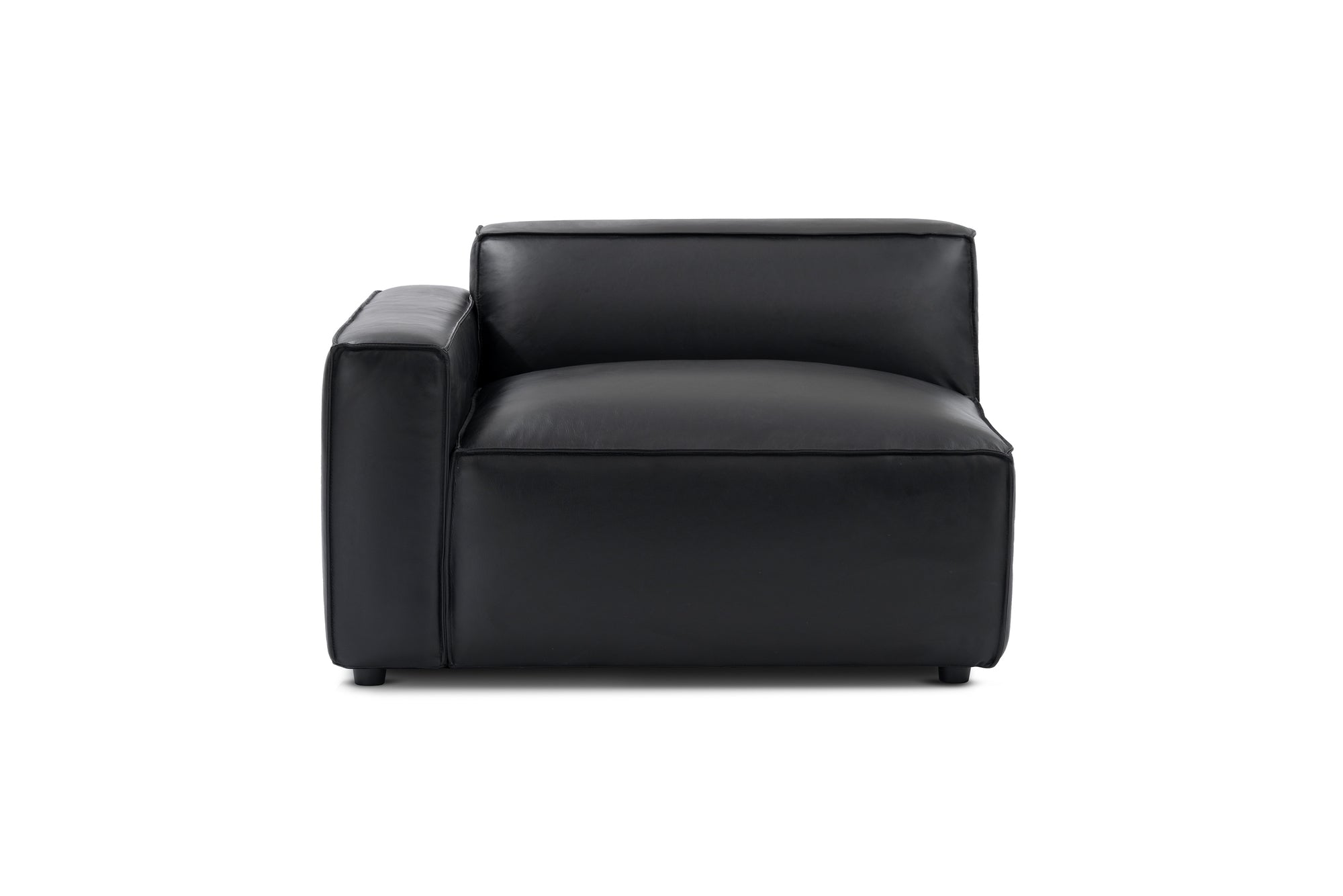 Nathan Leather Left Arm Sofa Module