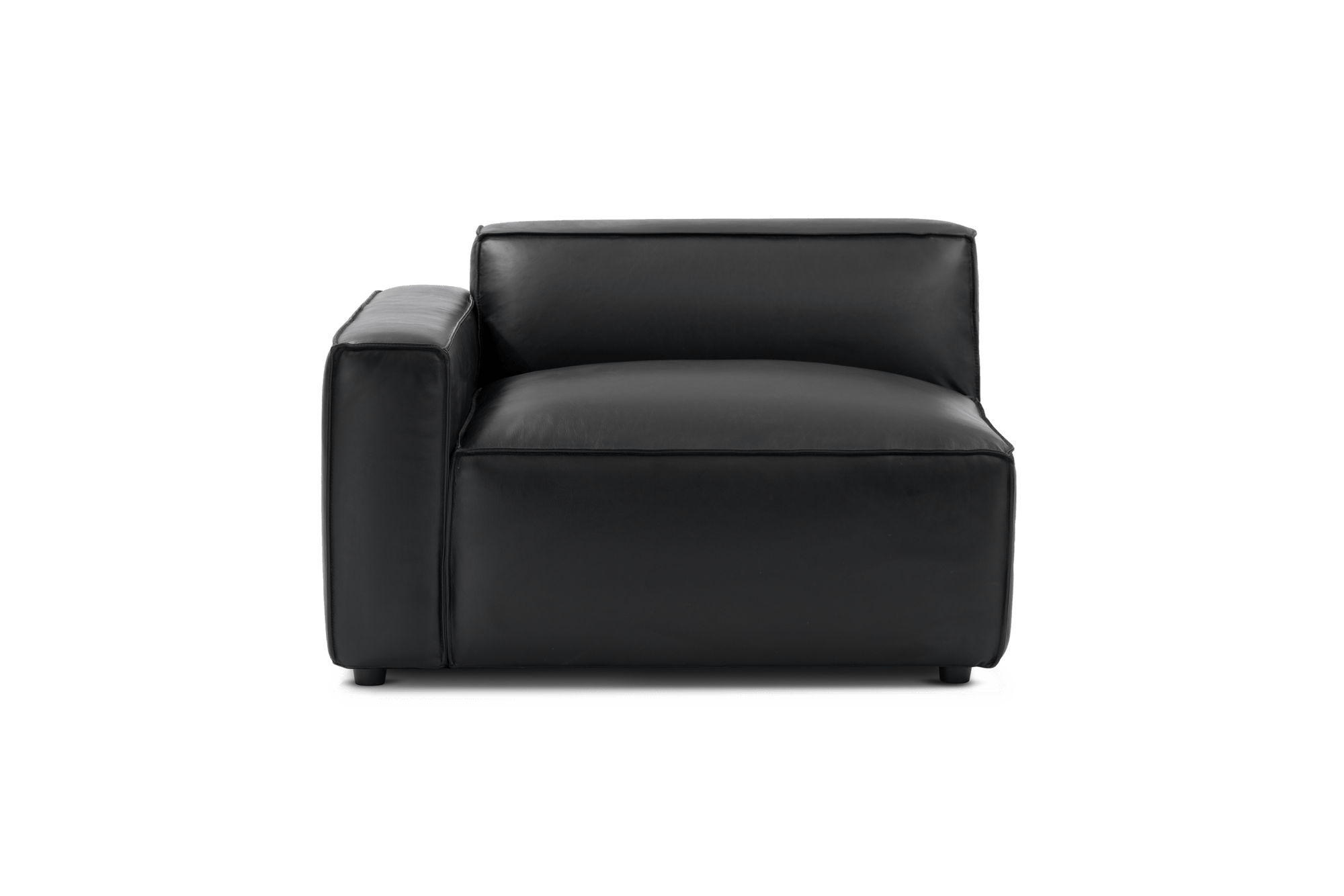 Nathan Leather Left Arm Sofa Module