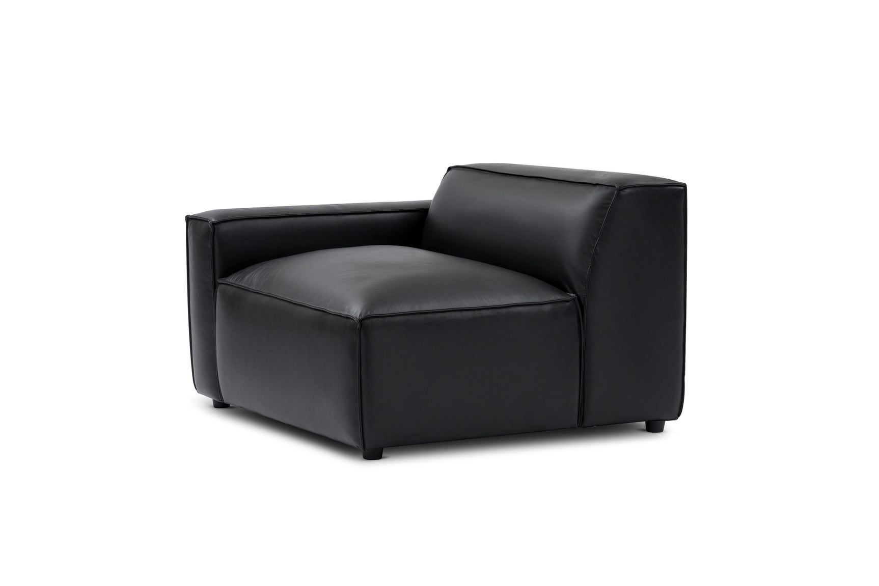 Nathan Leather Left Arm Sofa Module