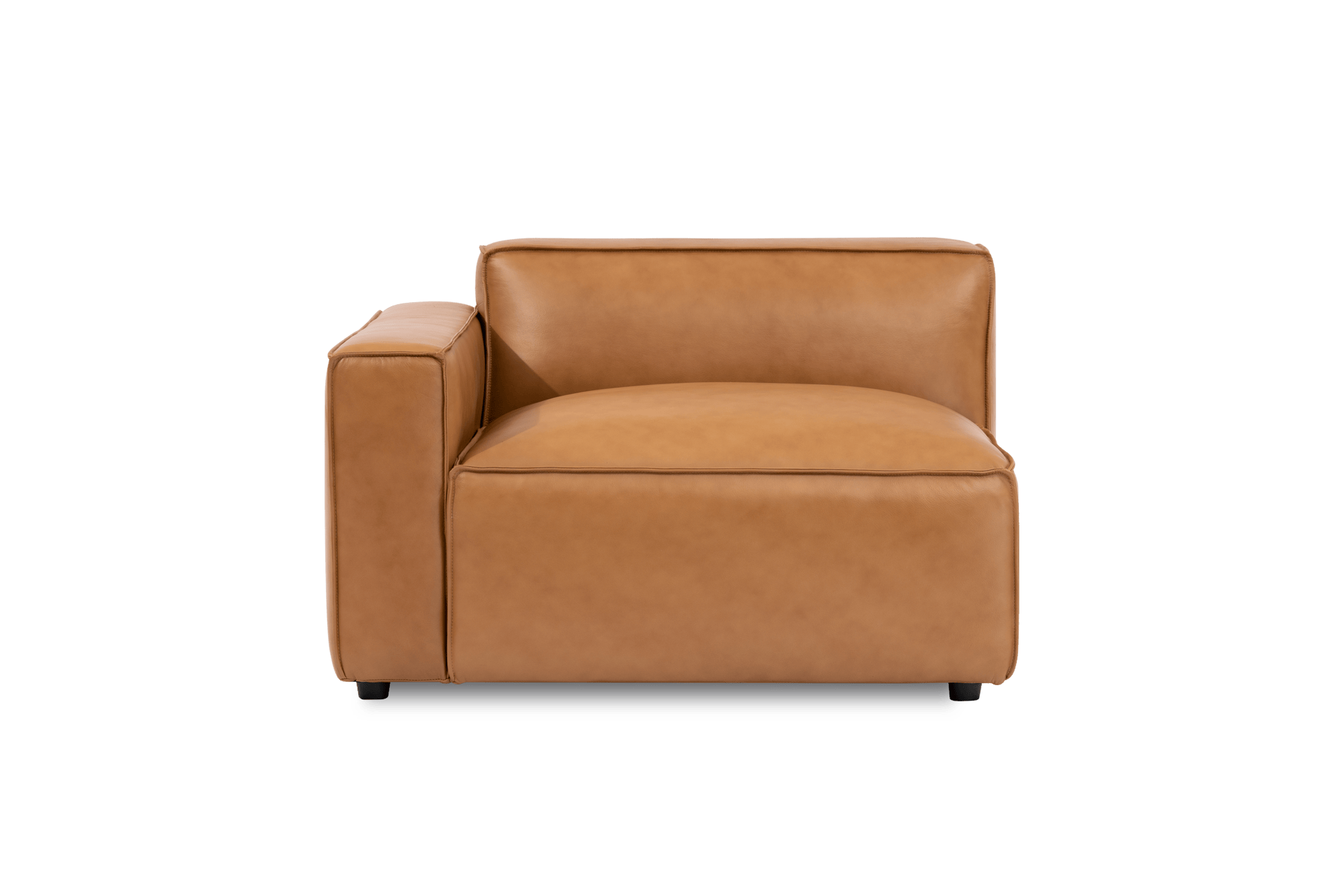 Nathan Leather Left Arm Sofa Module