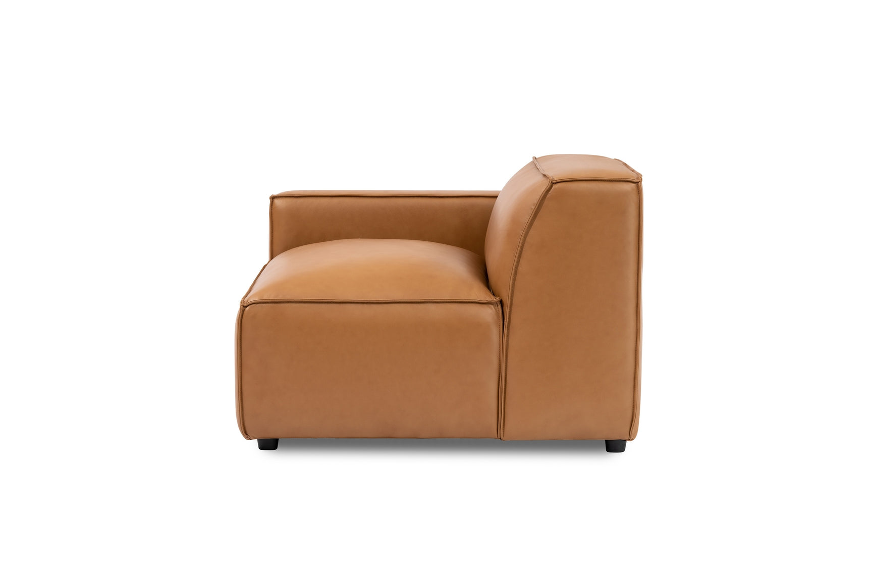 Nathan Leather Left Arm Sofa Module