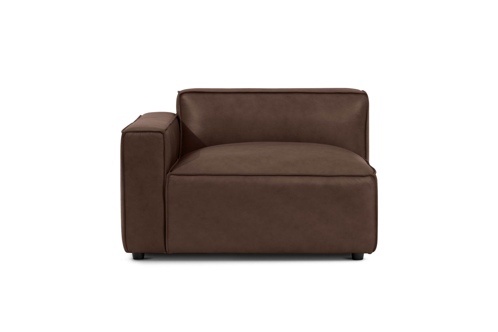 Nathan Leather Left Arm Sofa Module