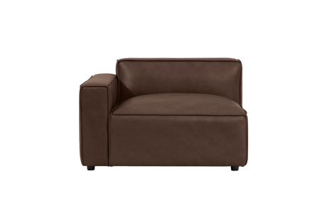Nathan Leather Left Arm Sofa Module