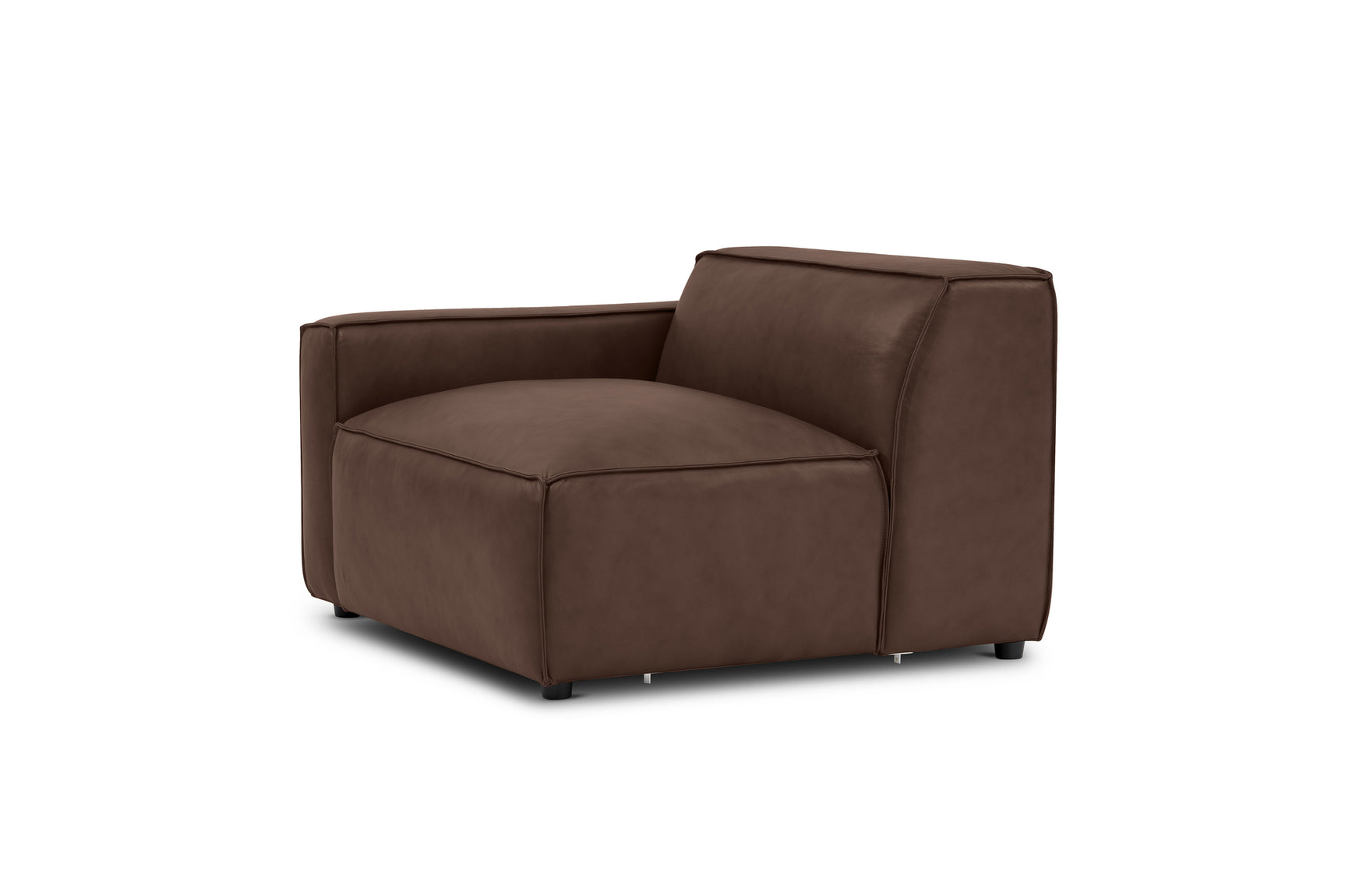 Nathan Leather Left Arm Sofa Module