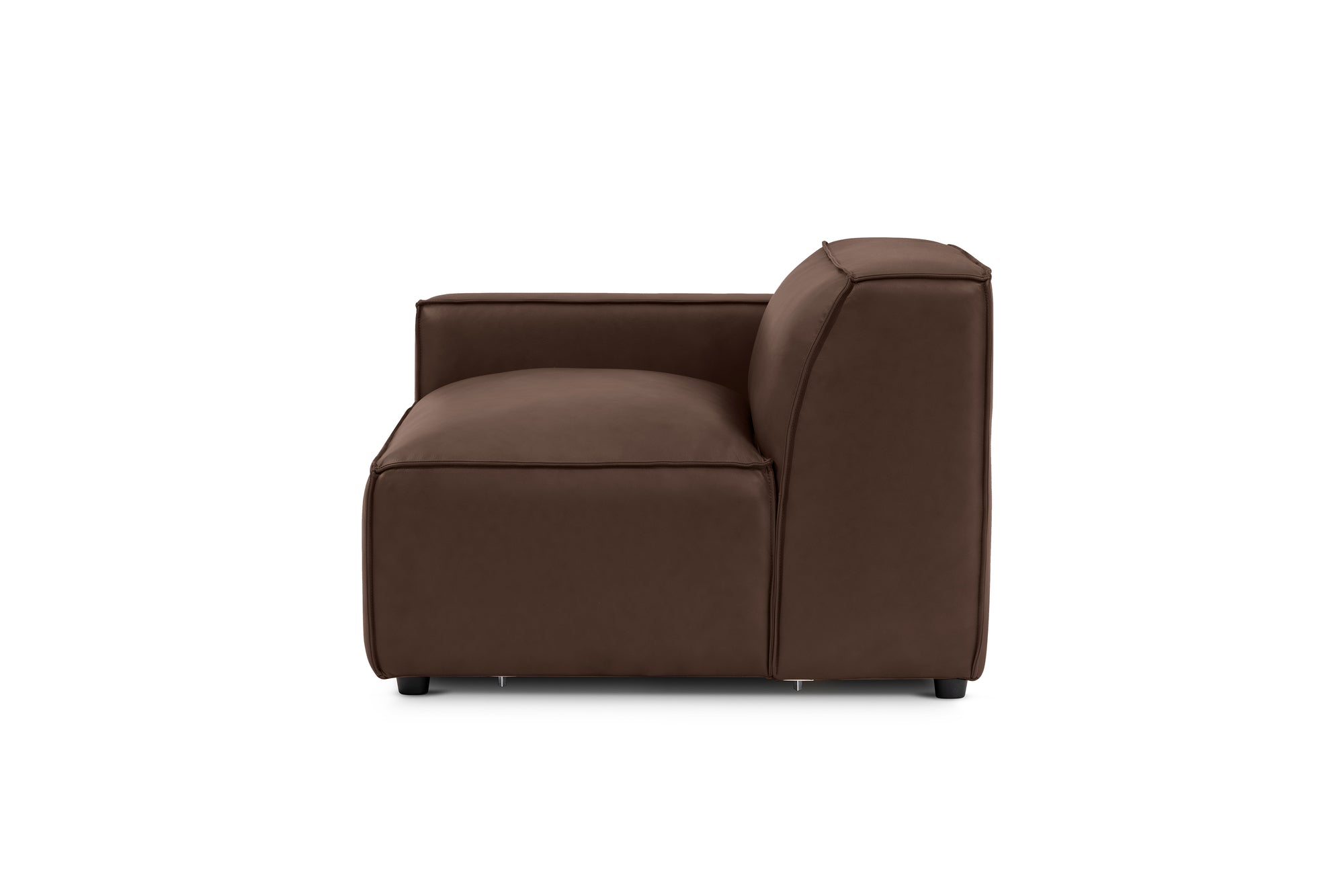 Nathan Leather Left Arm Sofa Module