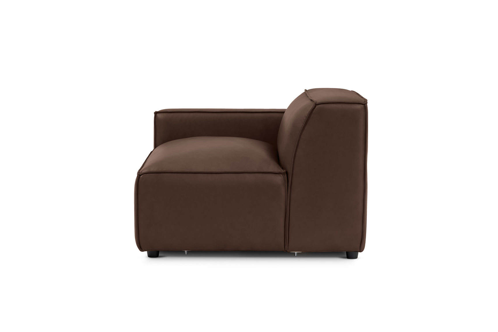 Nathan Leather Left Arm Sofa Module