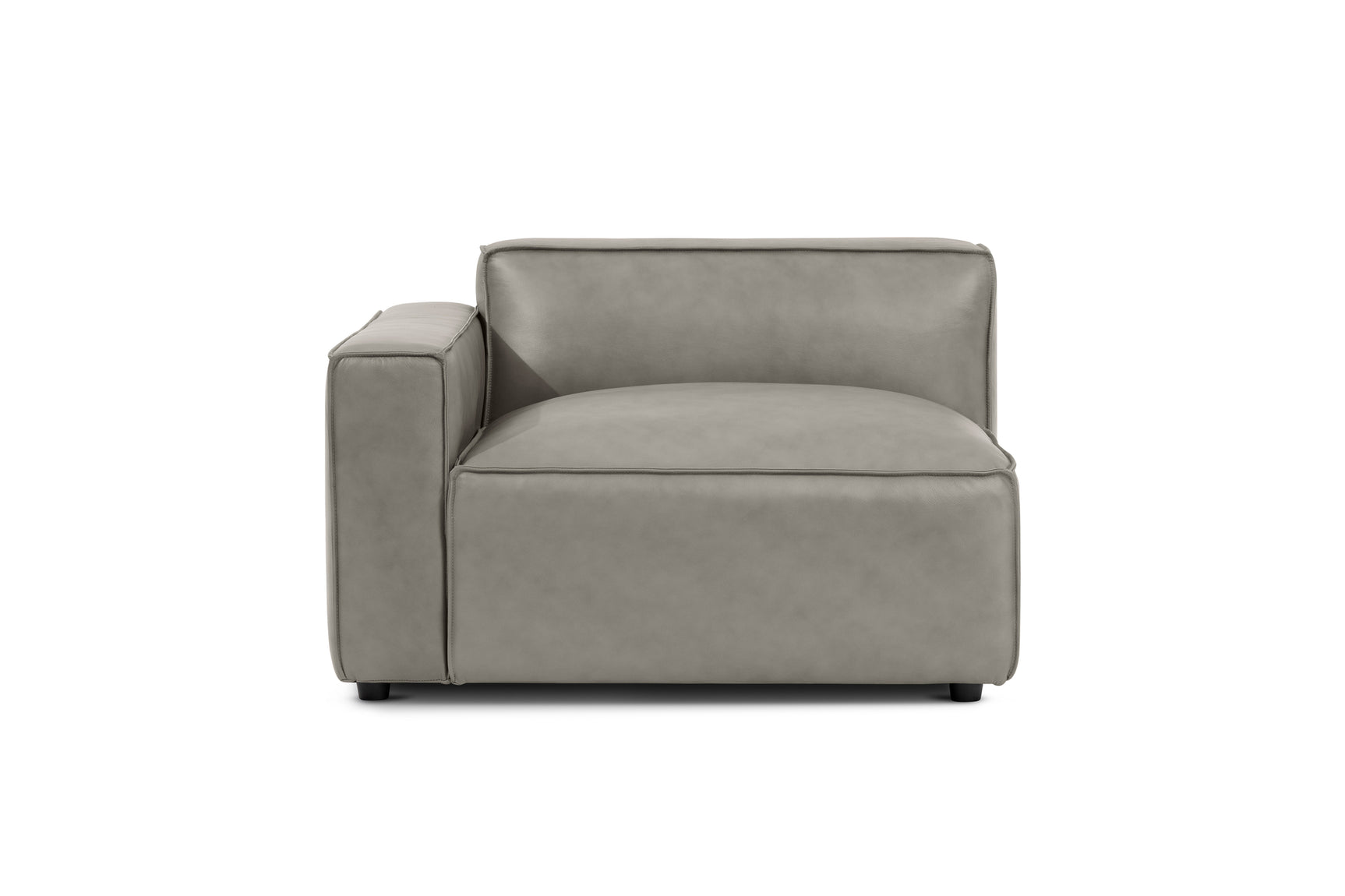 Nathan Leather Left Arm Sofa Module
