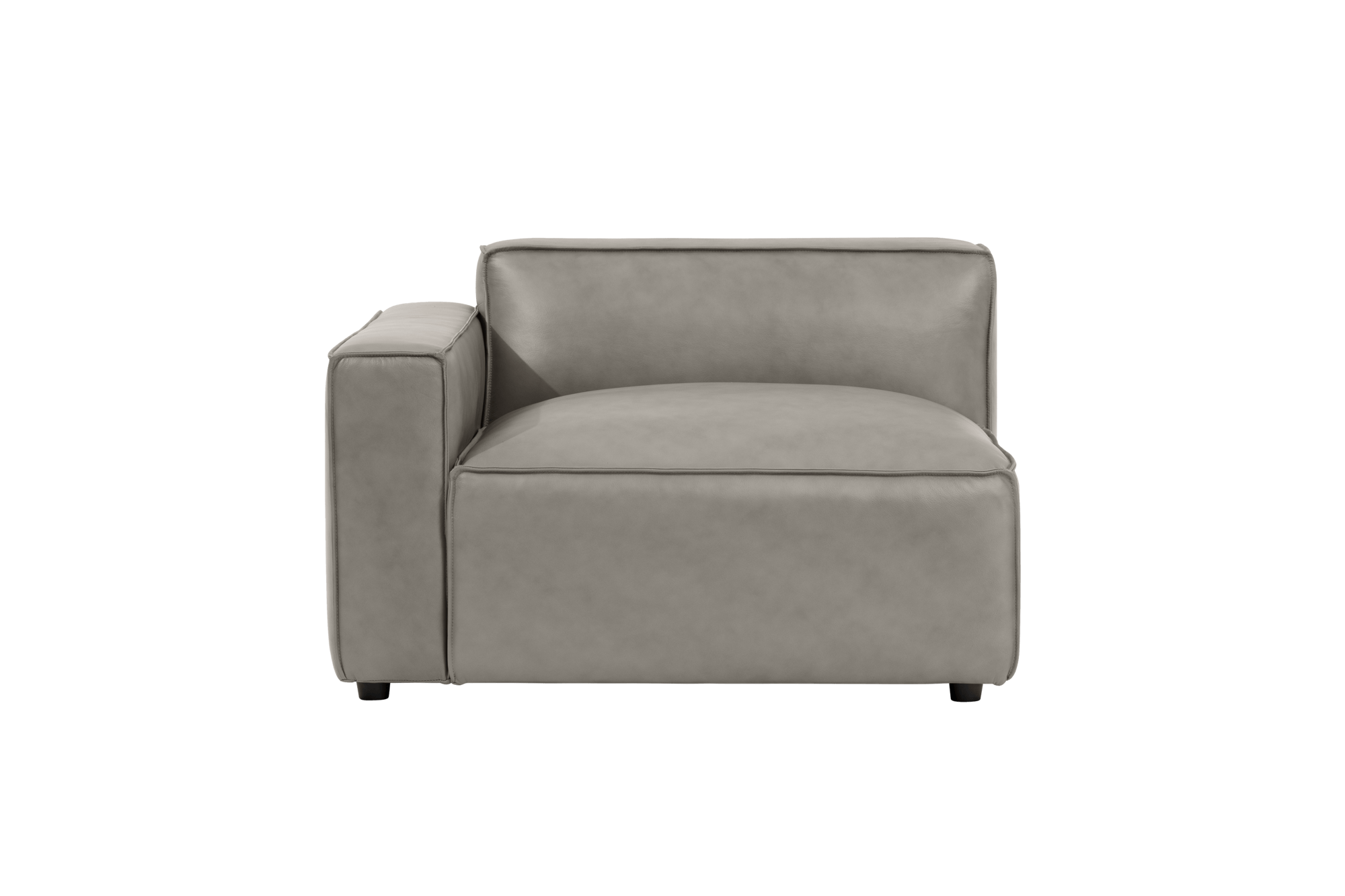 Nathan Leather Left Arm Sofa Module