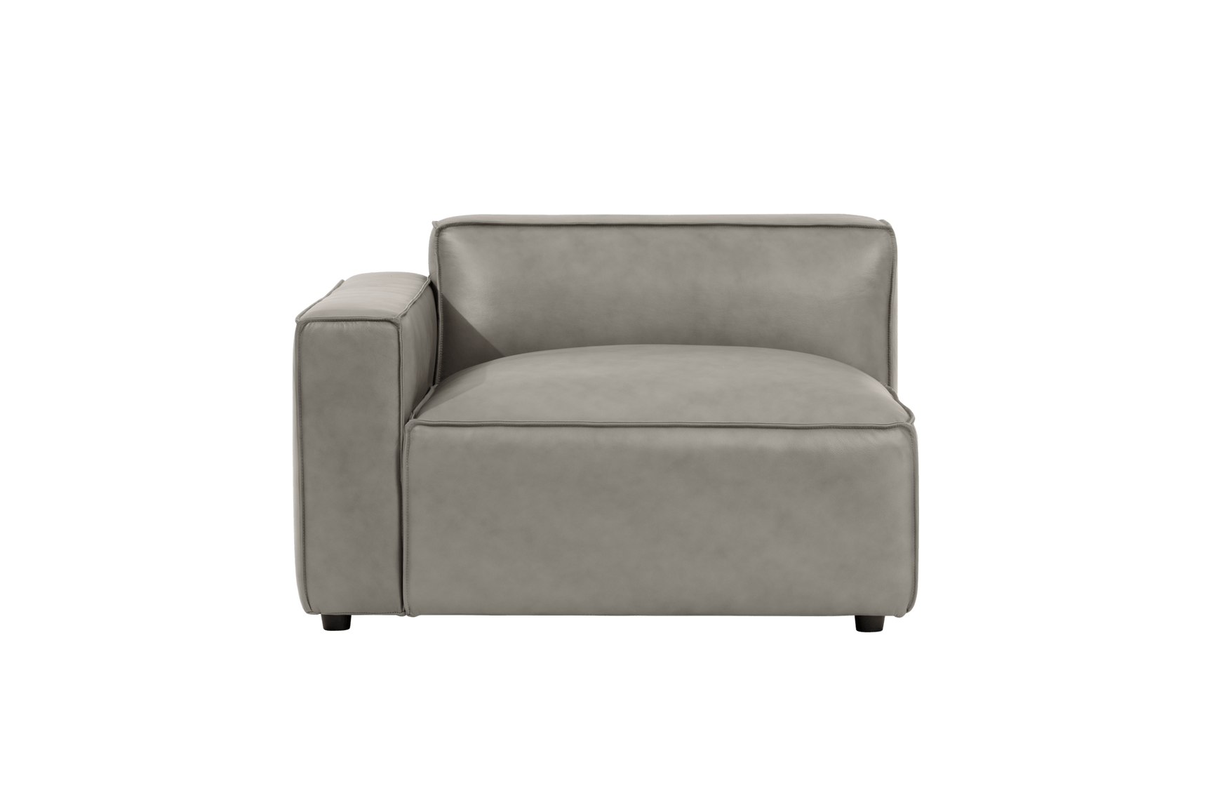 Nathan Leather Left Arm Sofa Module