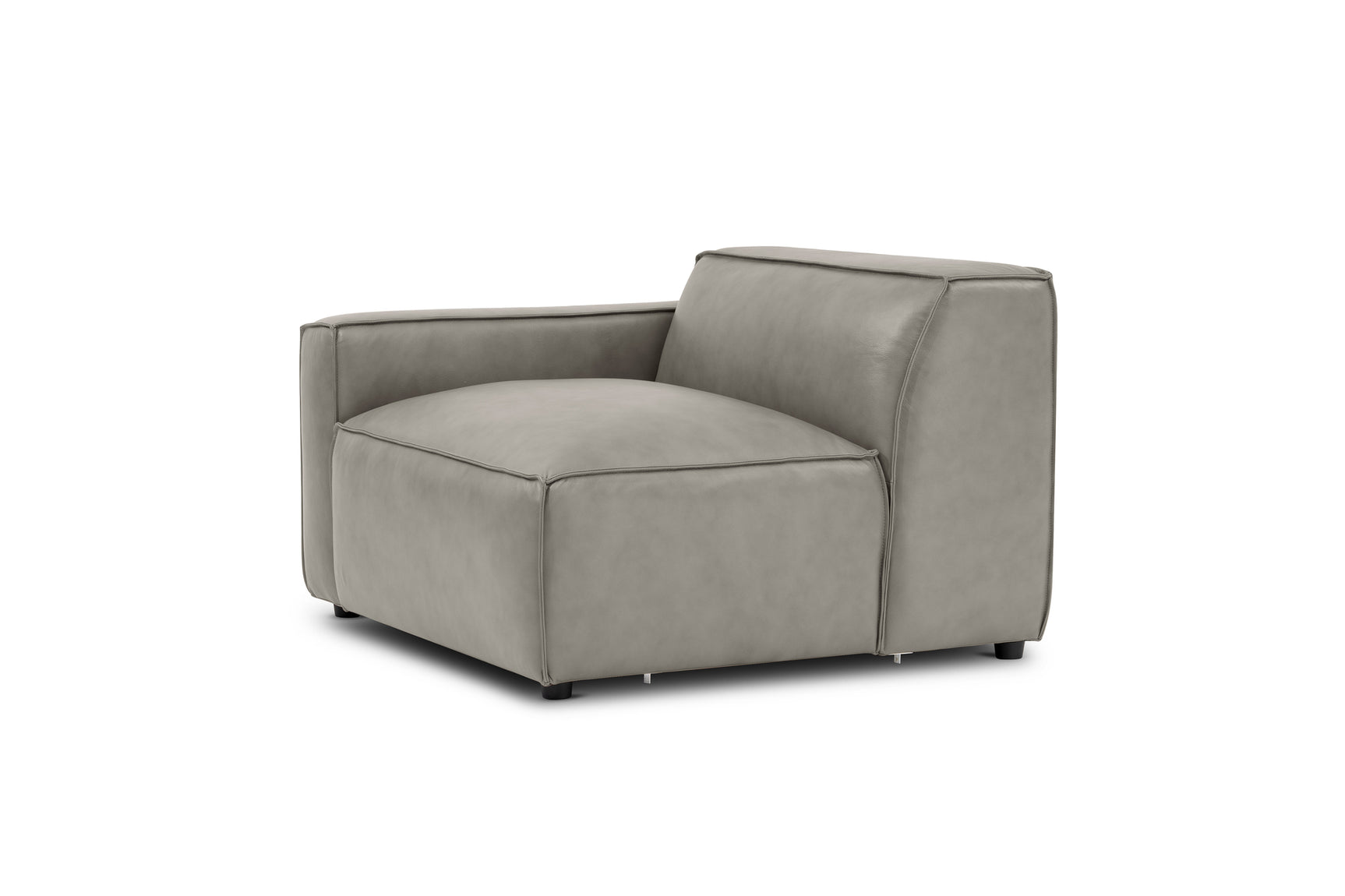 Nathan Leather Left Arm Sofa Module