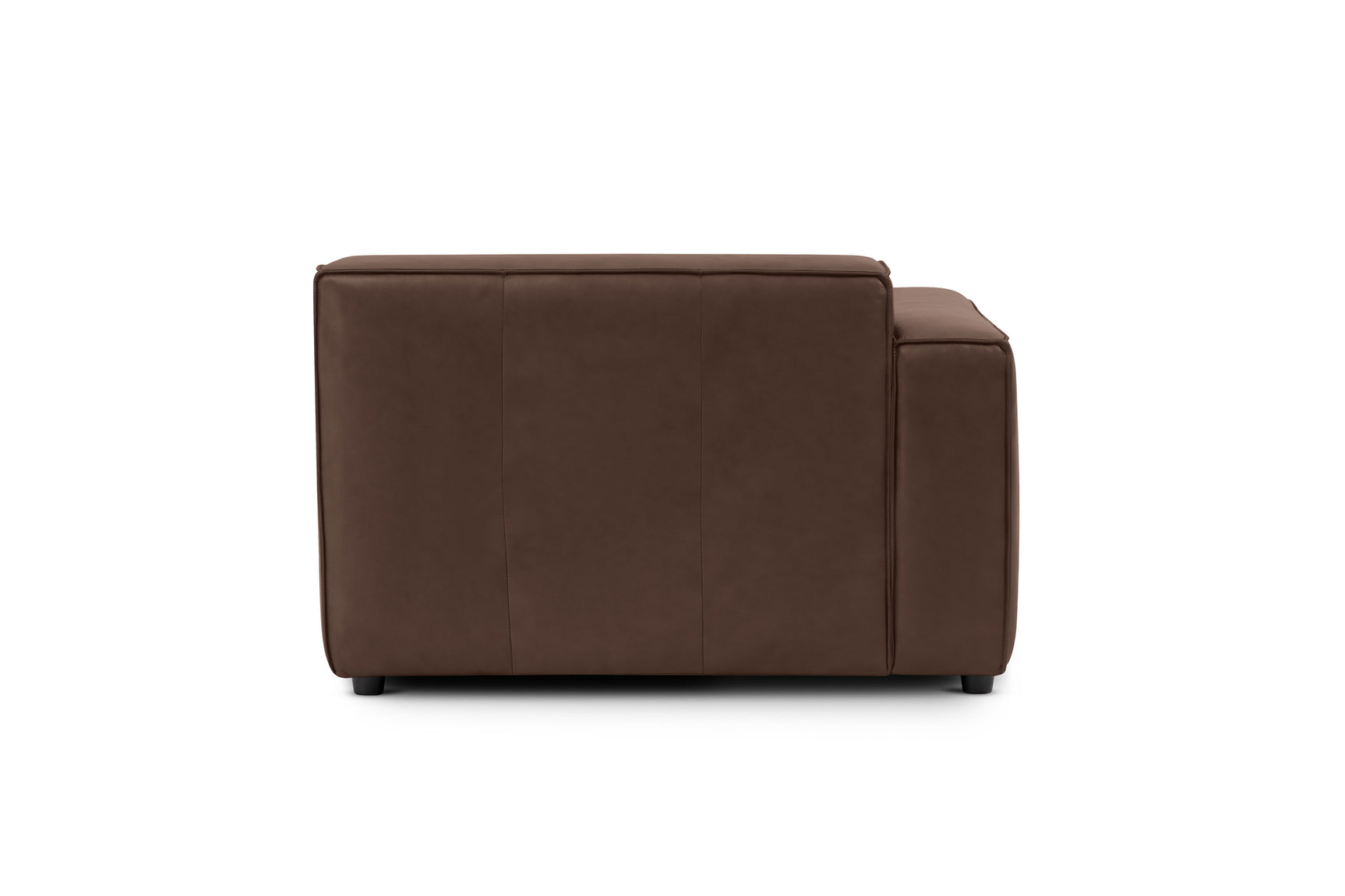 Nathan Leather Left Chaise Sofa Module