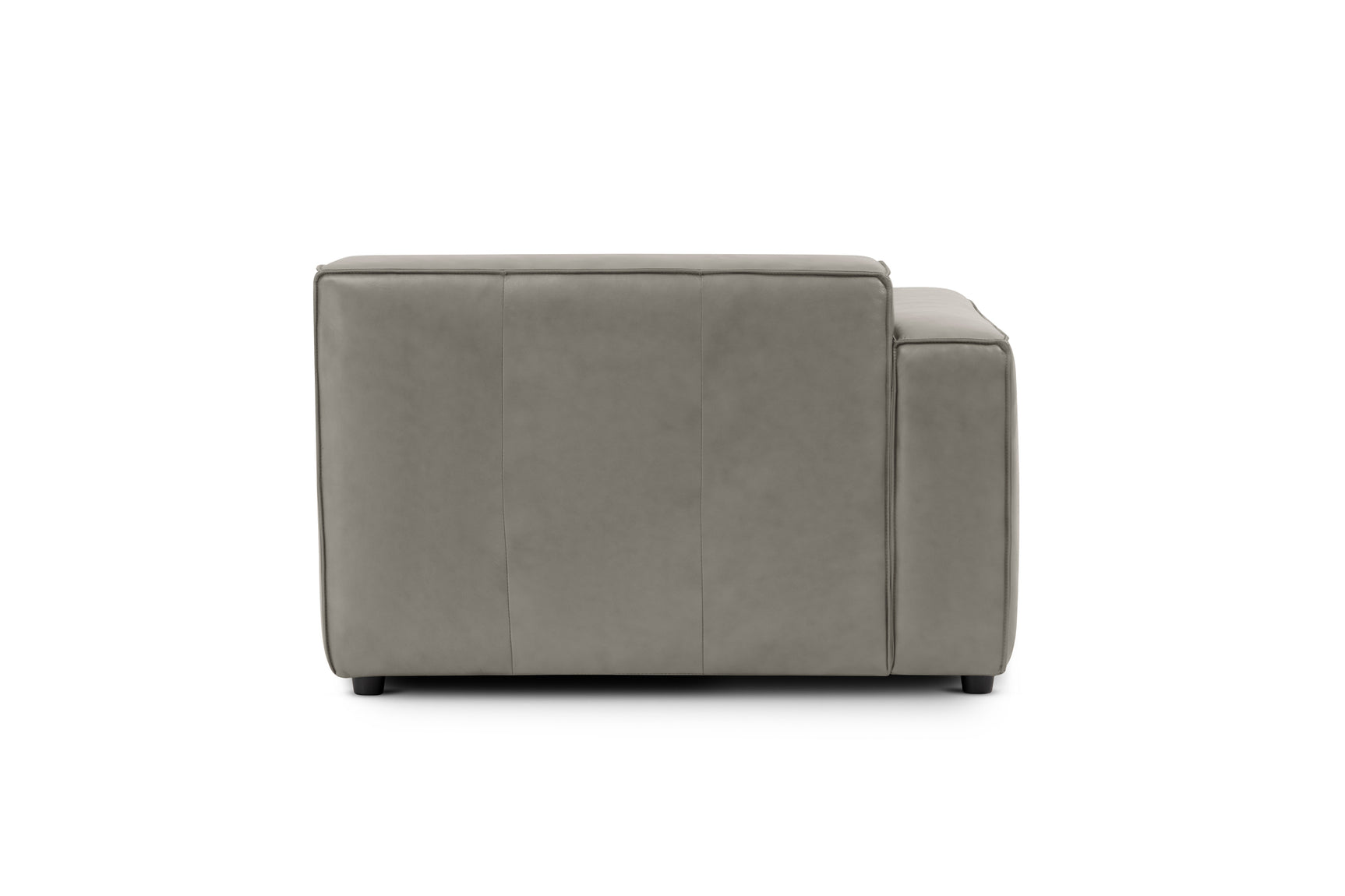 Nathan Leather Left Chaise Sofa Module