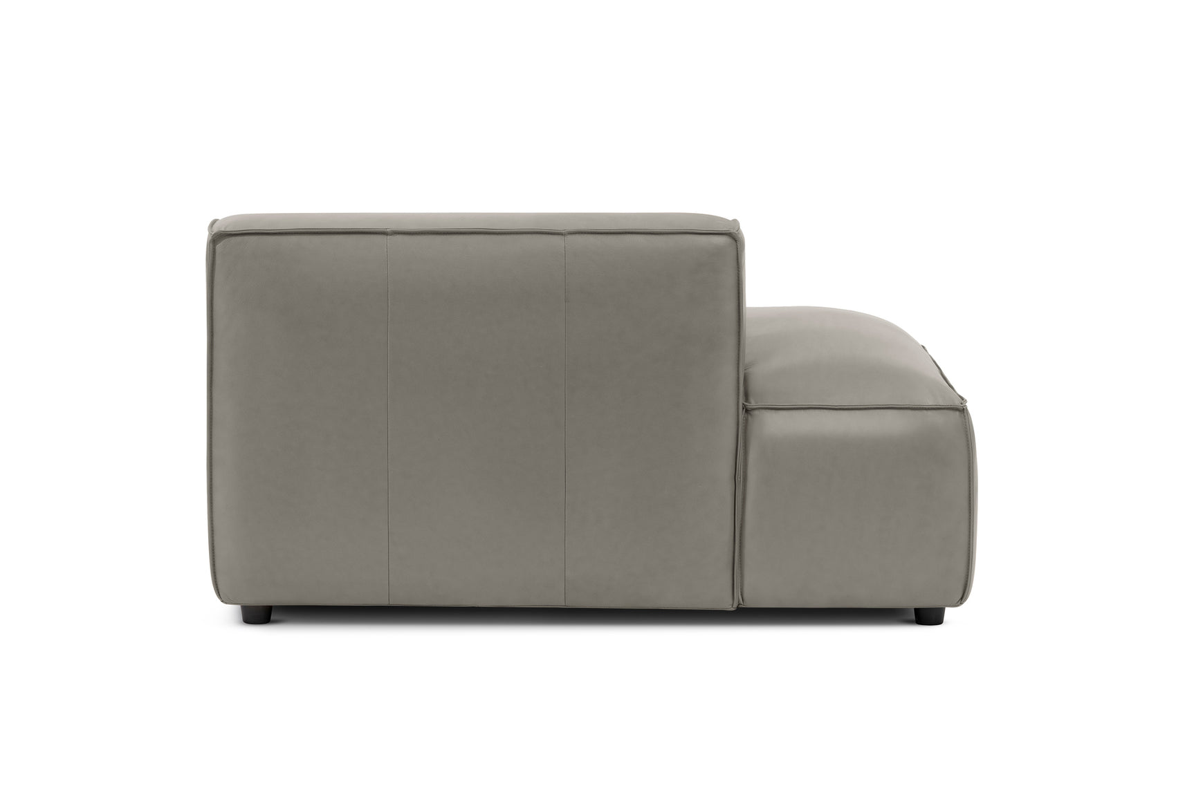 Nathan Leather Left Open-End Sofa Module