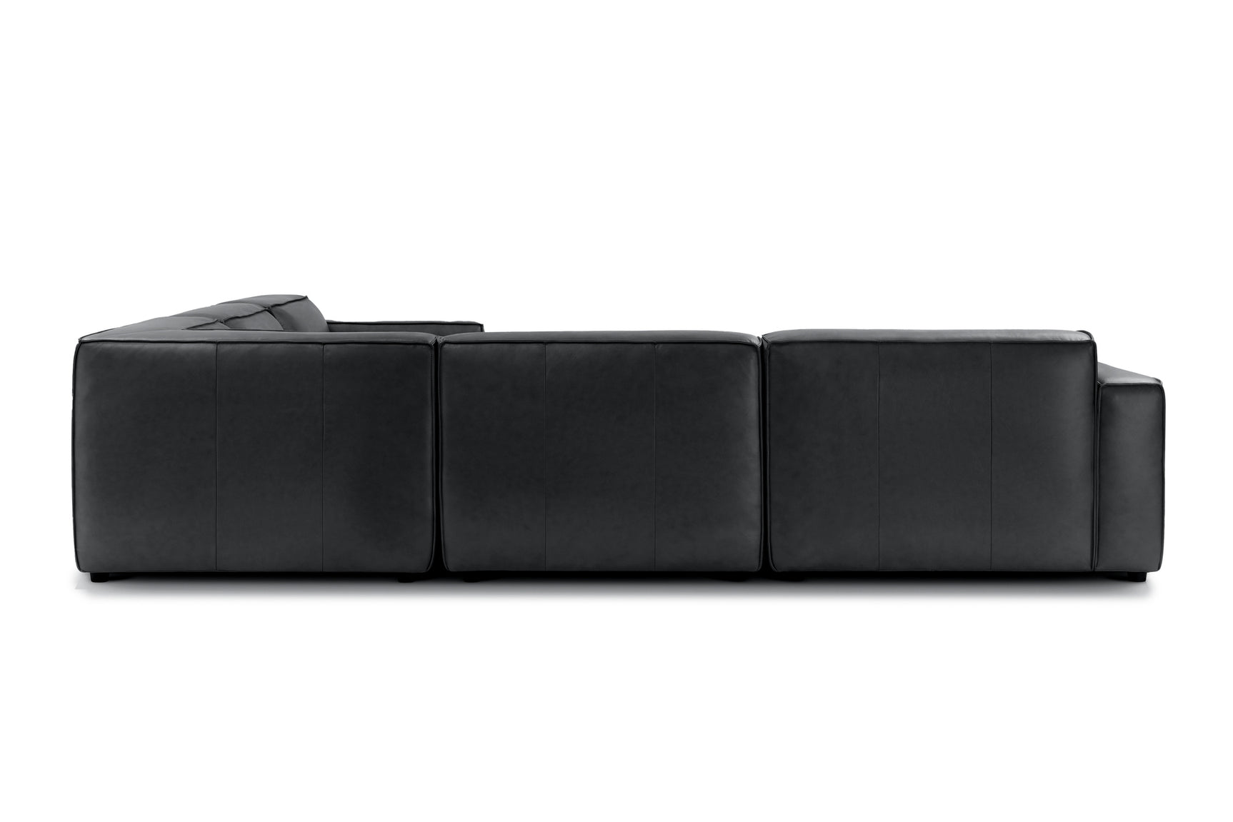 Nathan Leather Modular Corner Sectional Sofa
