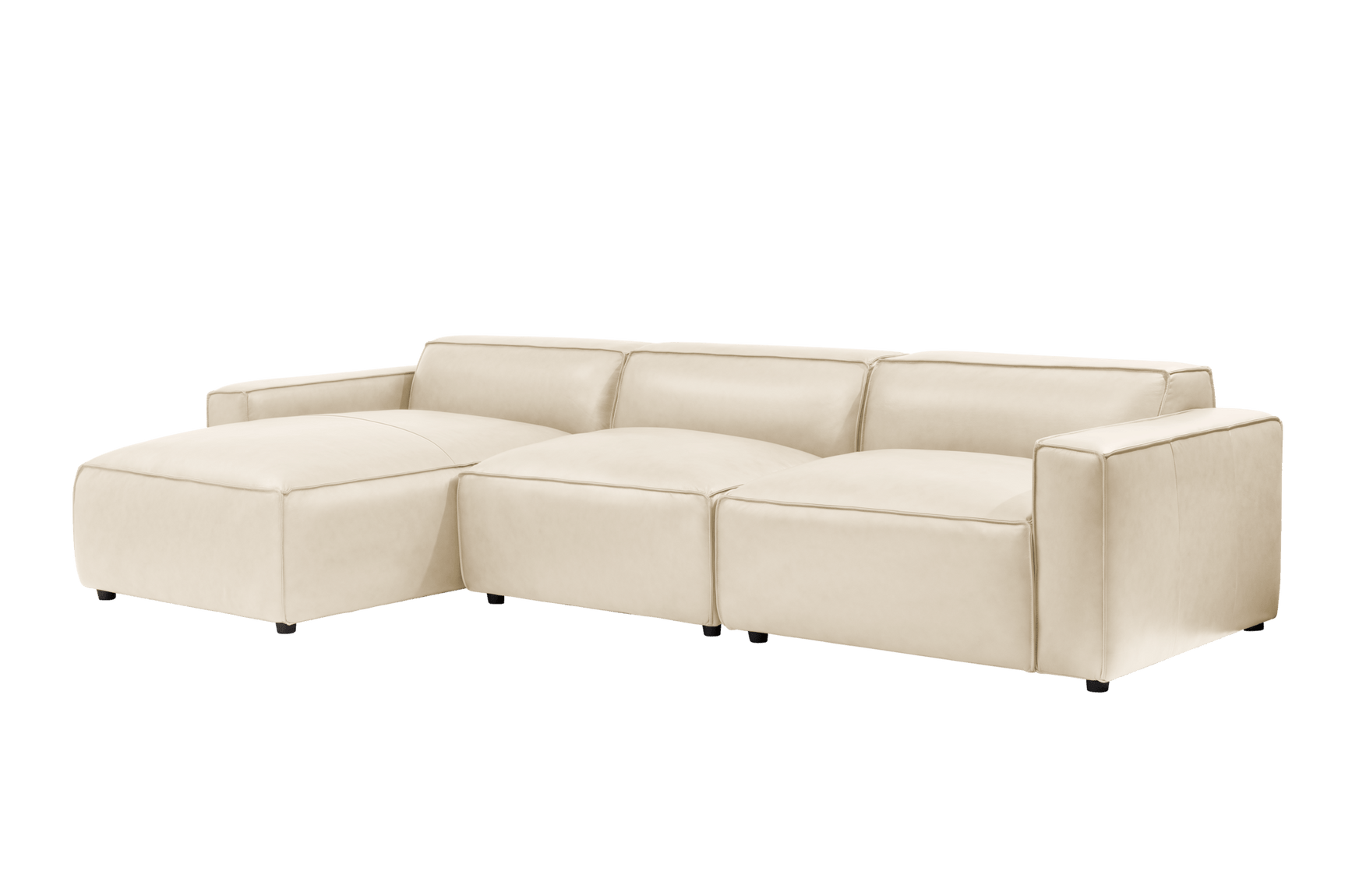 Nathan Leather Modular Sectional Sofa