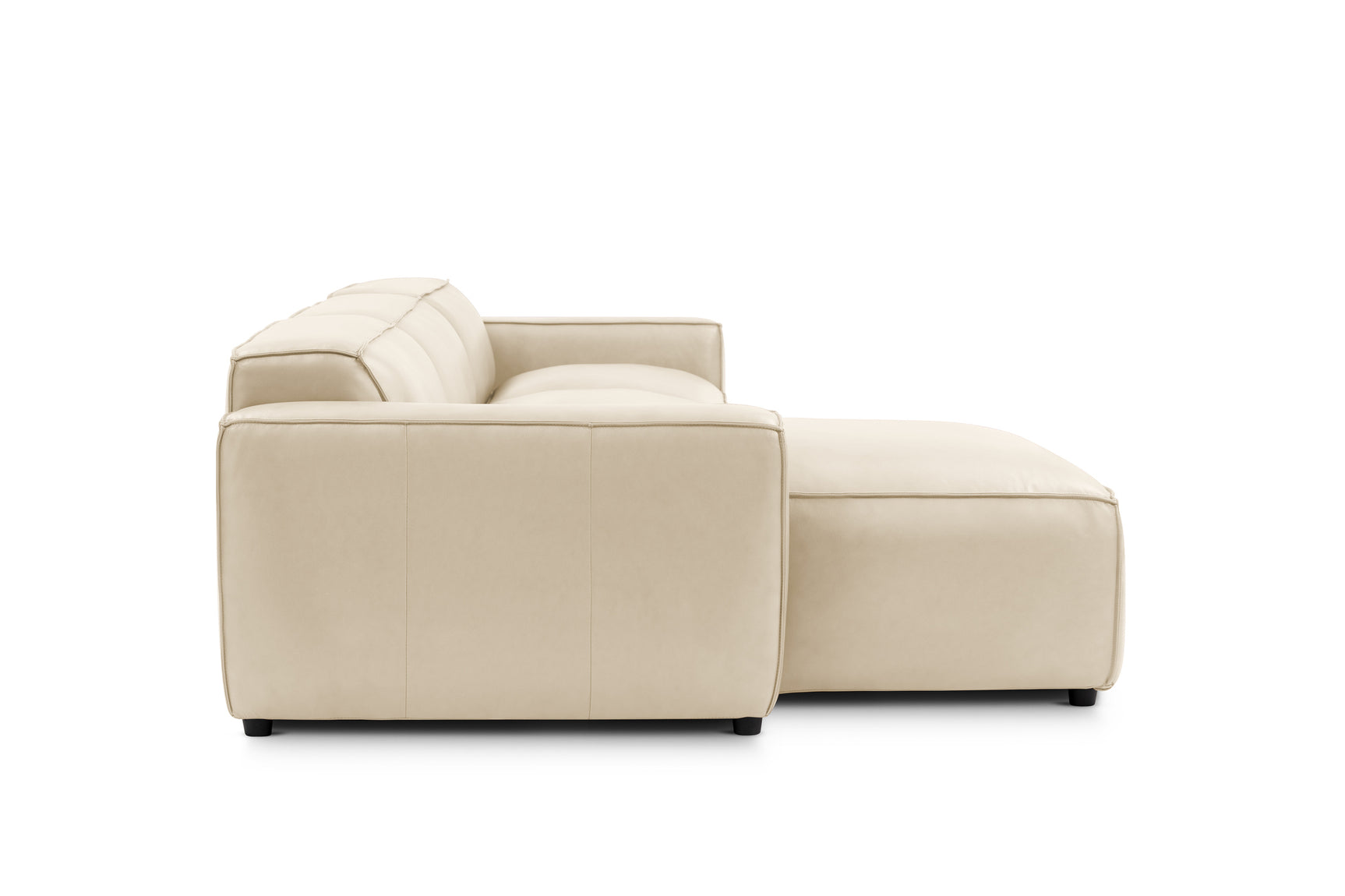 Nathan Leather Modular Sectional Sofa